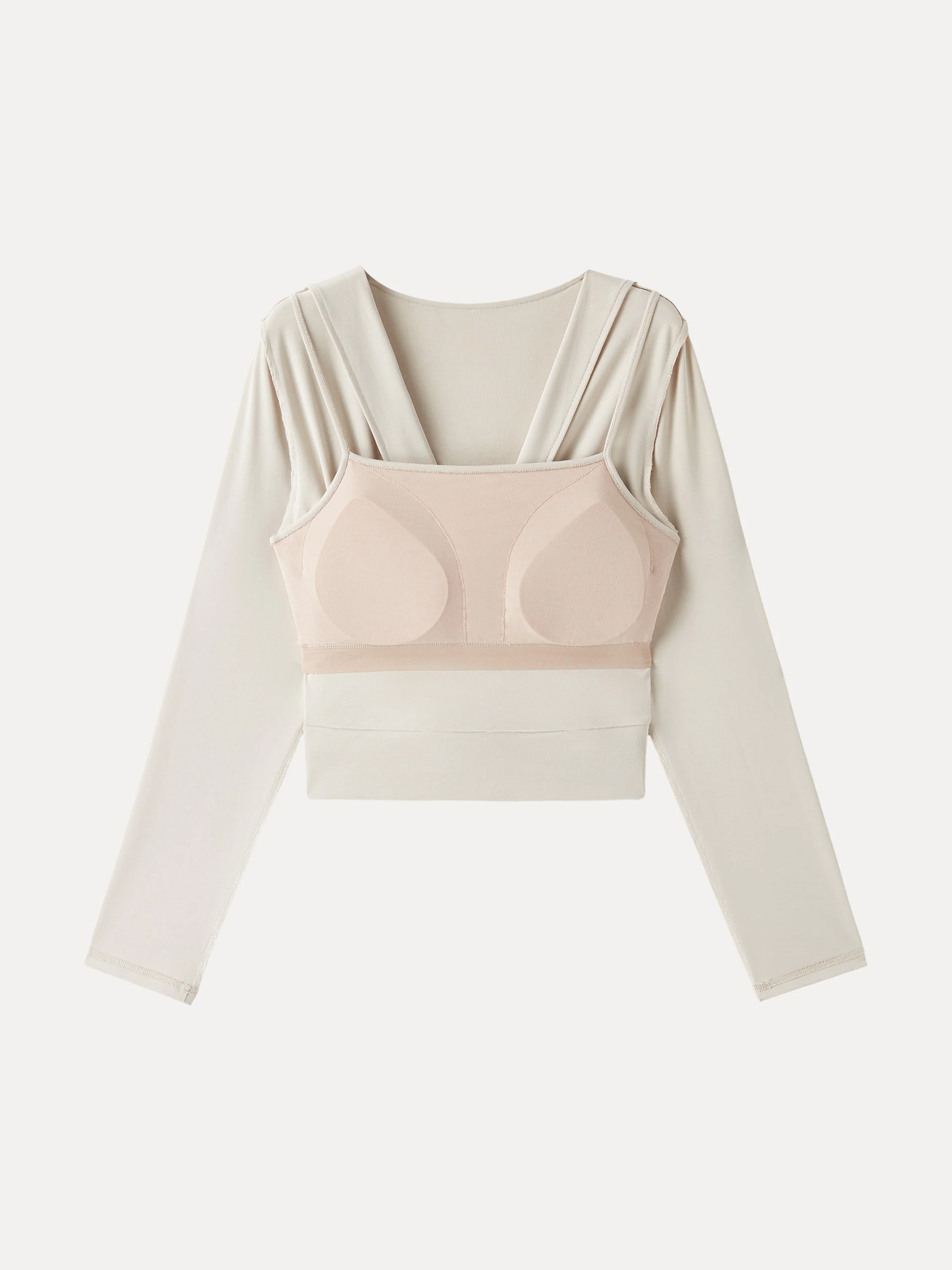 Sandwashed Modal 2-in-1 Wrap Bra Top - Image 10