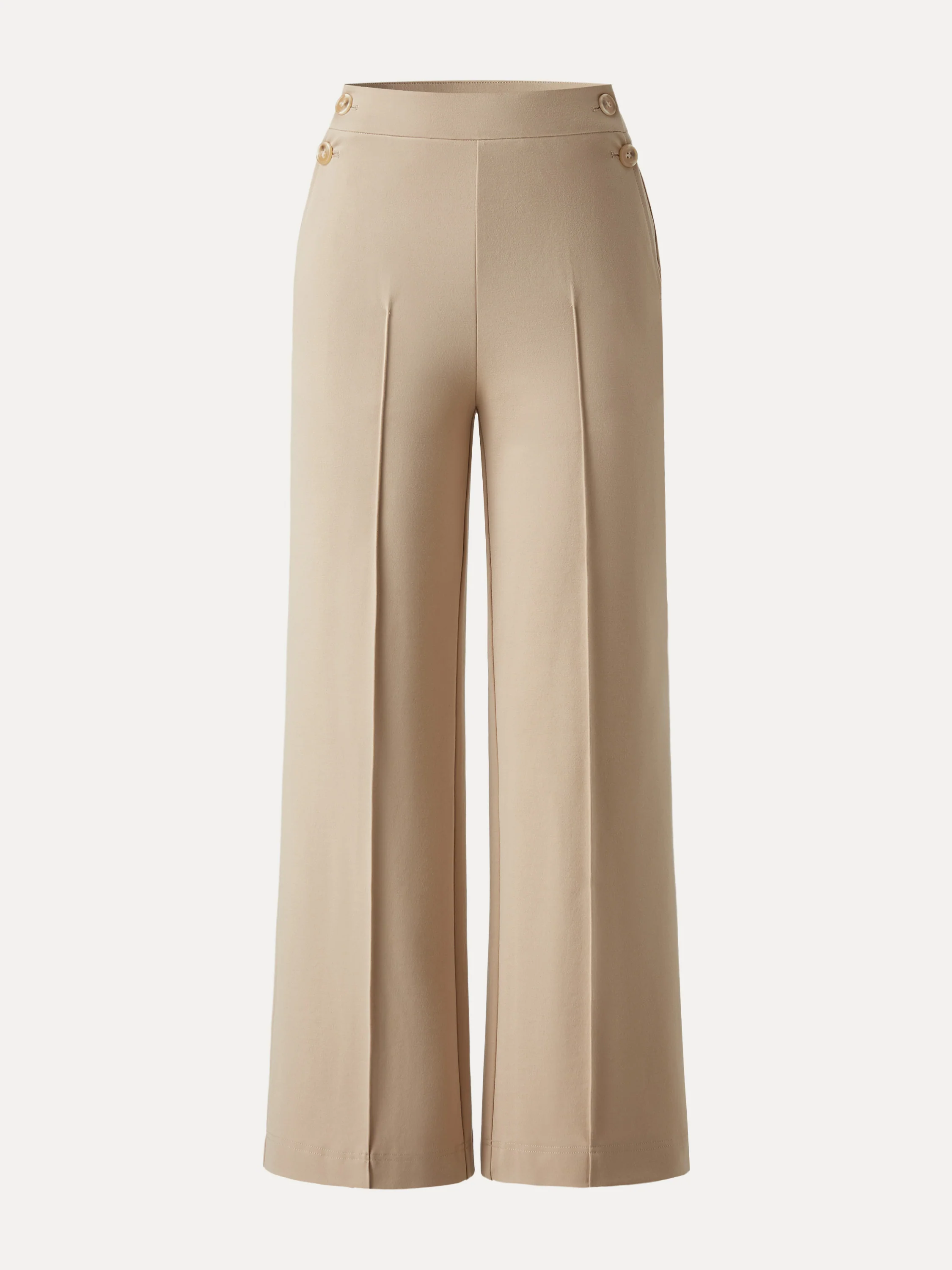 4-Way Stretch A-Line Wide Leg Pull-on Work Pants with Pockets - Image 11