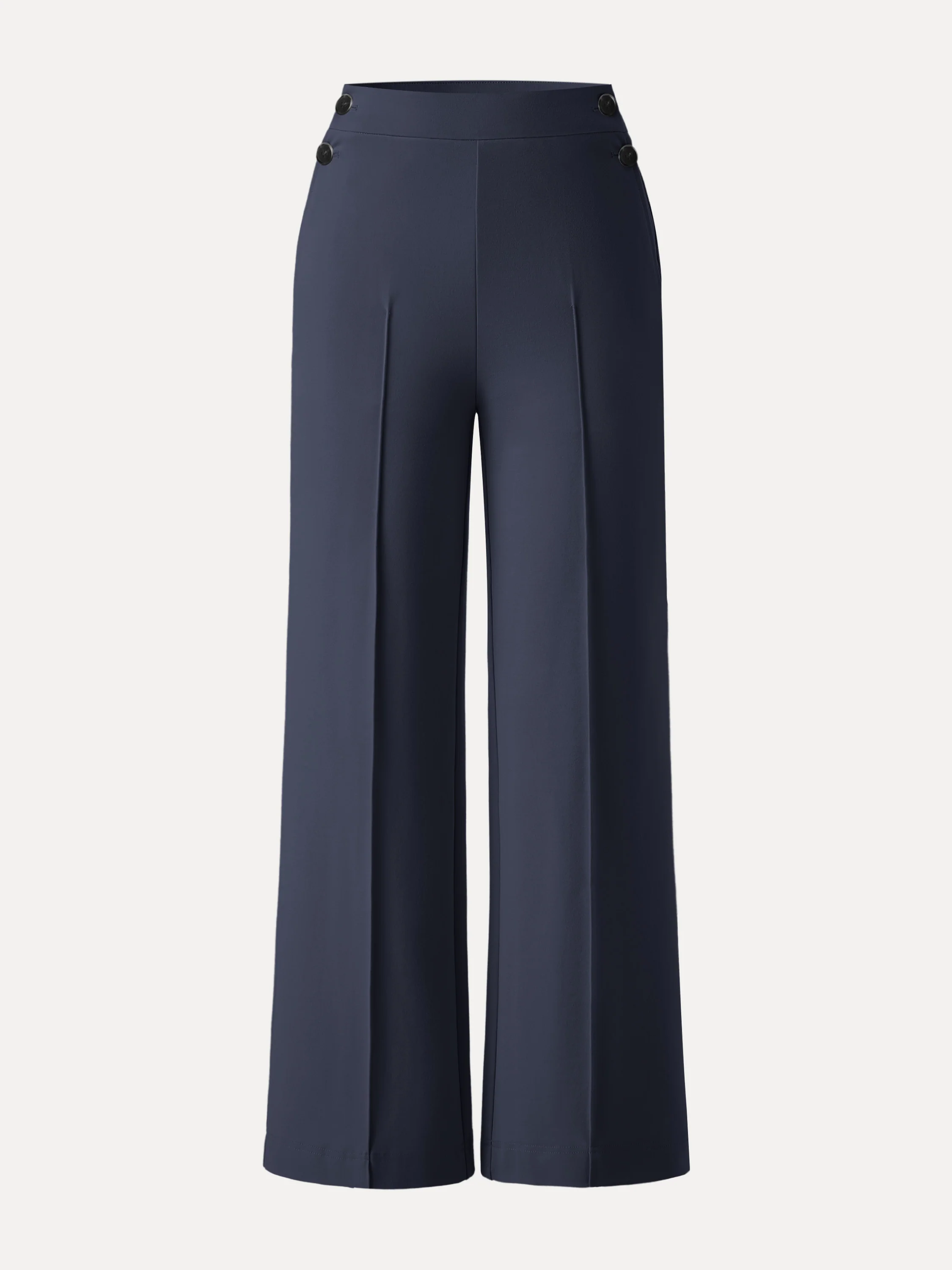 4-Way Stretch A-Line Wide Leg Pull-on Work Pants with Pockets - Image 9