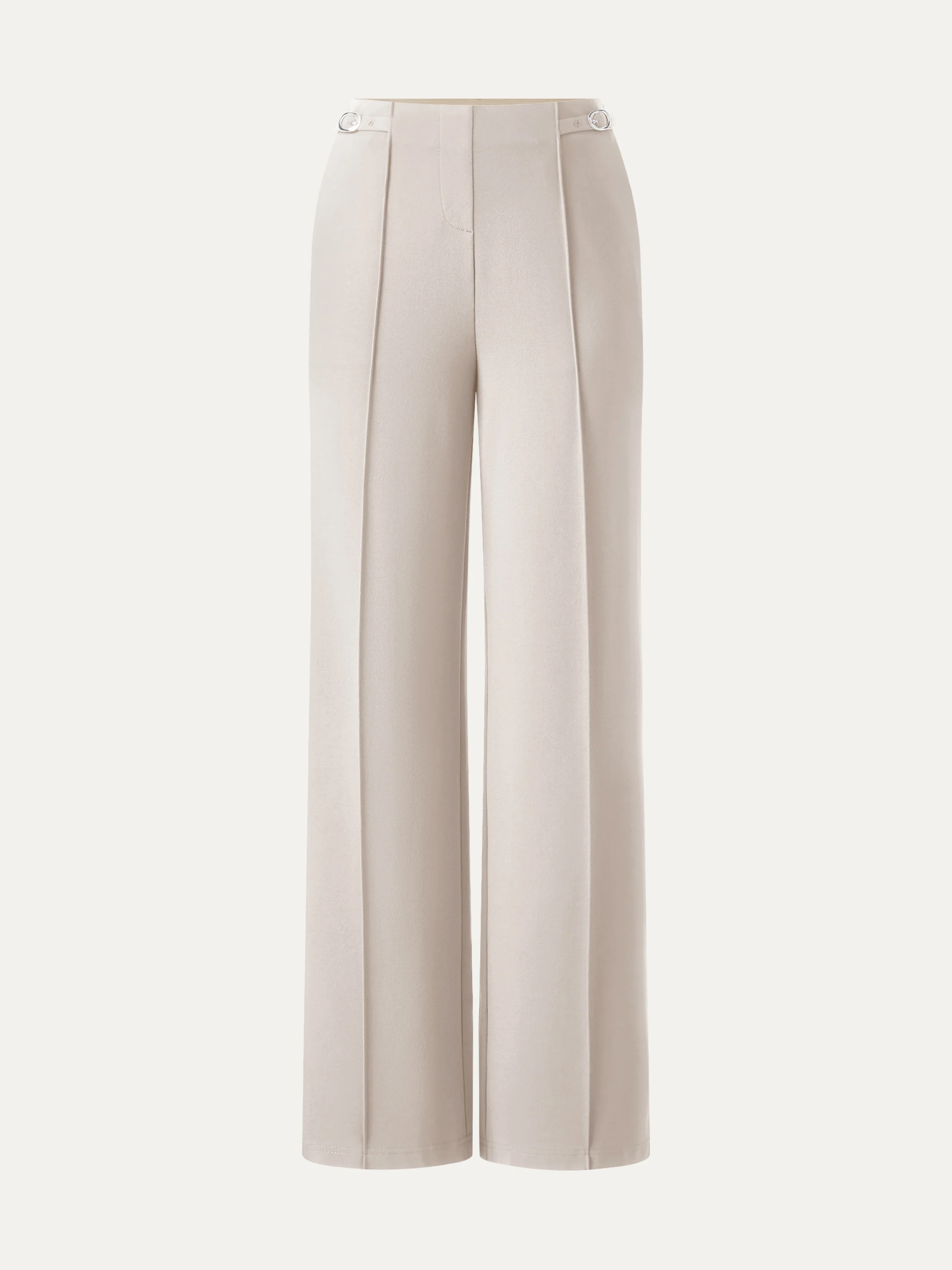 4-Way Stretch Drapey High Rise Wide Leg Ankled Pants - Image 11