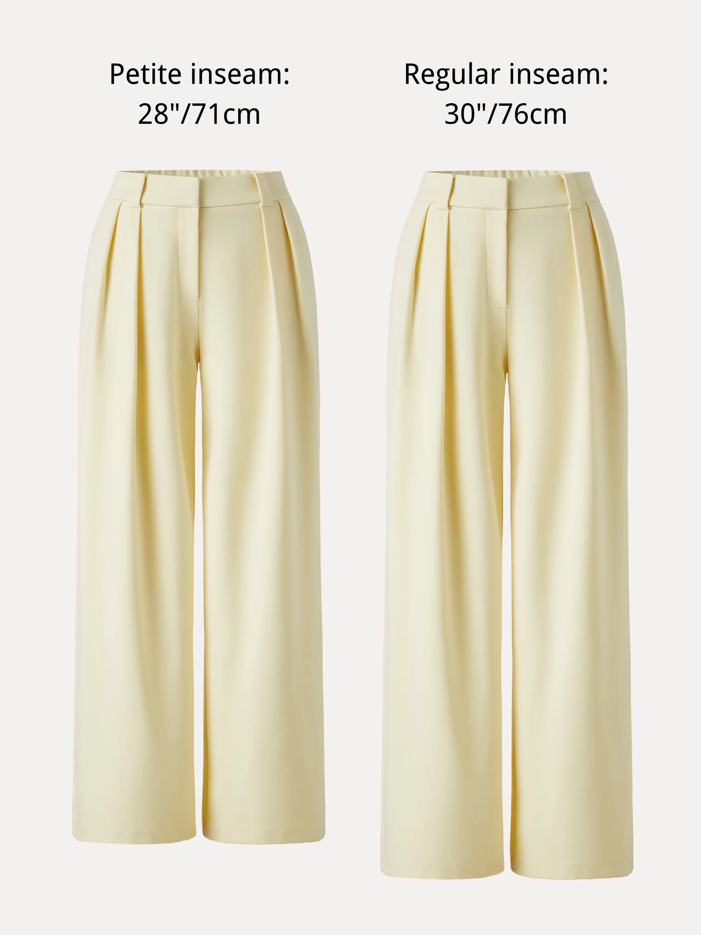 4-Way Stretch Drapey Mid Rise Wide Leg Work Pants - Image 16