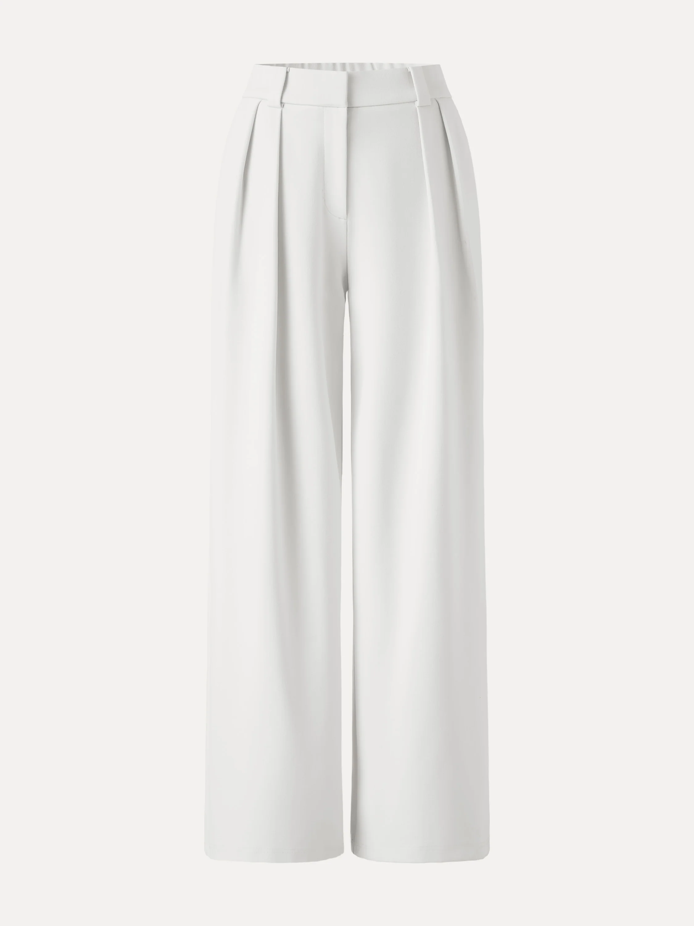 4-Way Stretch Drapey Mid Rise Wide Leg Work Pants - Image 19