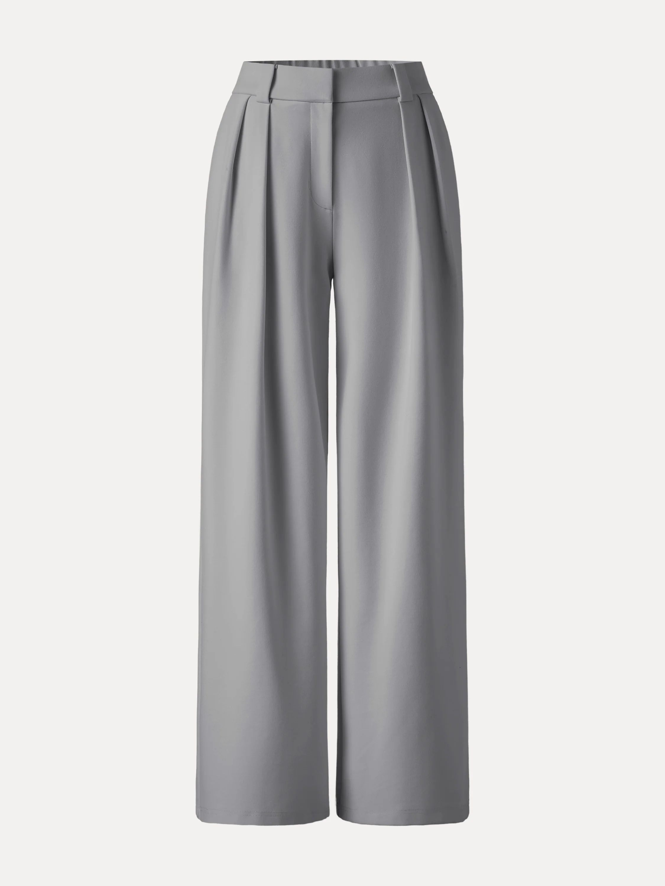 4-Way Stretch Drapey Mid Rise Wide Leg Work Pants - Image 21