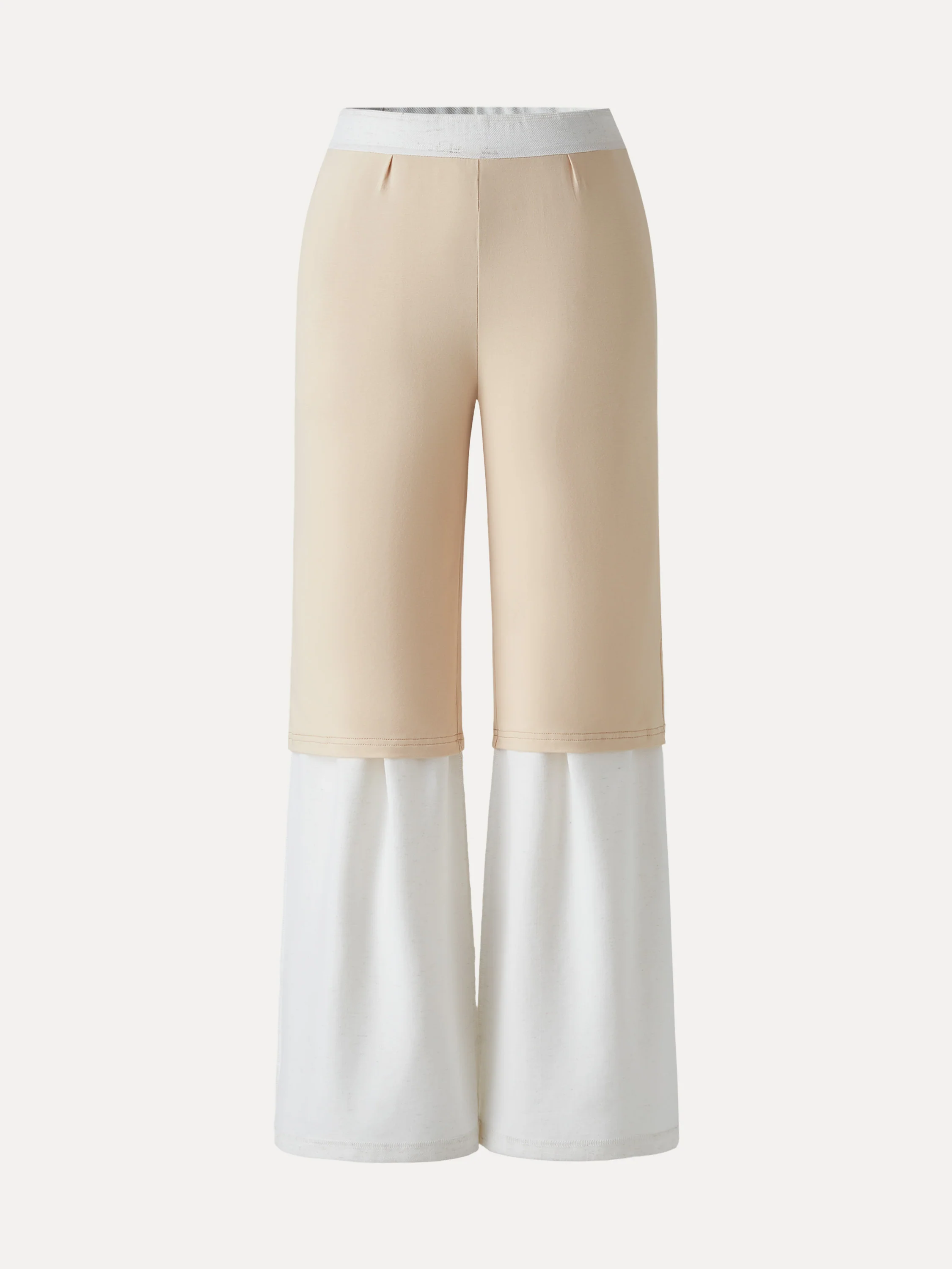 Airy Stretch Linen Wide Flare Pants with Pockets - Image 6
