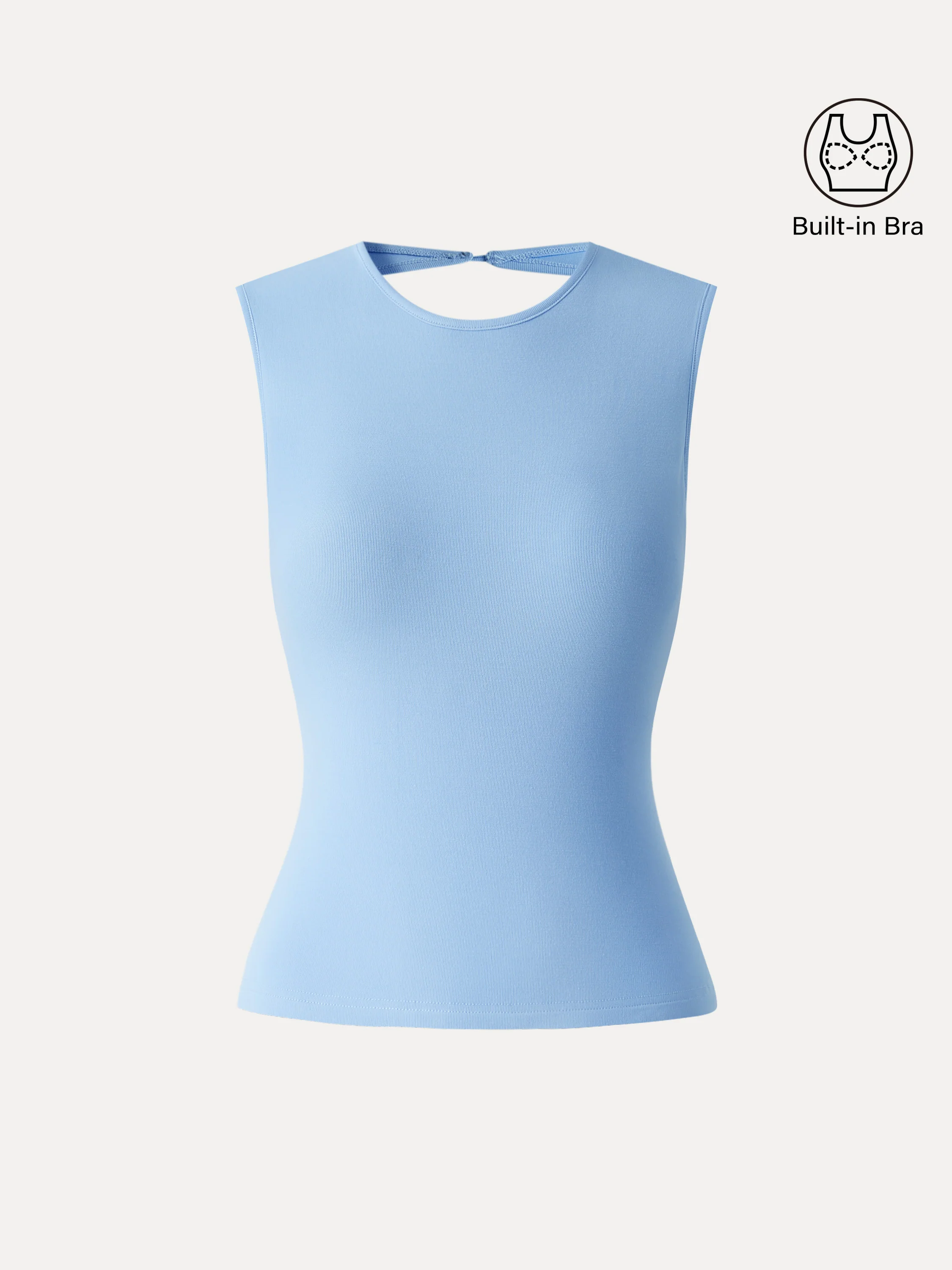 Back Smoothing Cooling Open-Back Bra Tank - Image 11