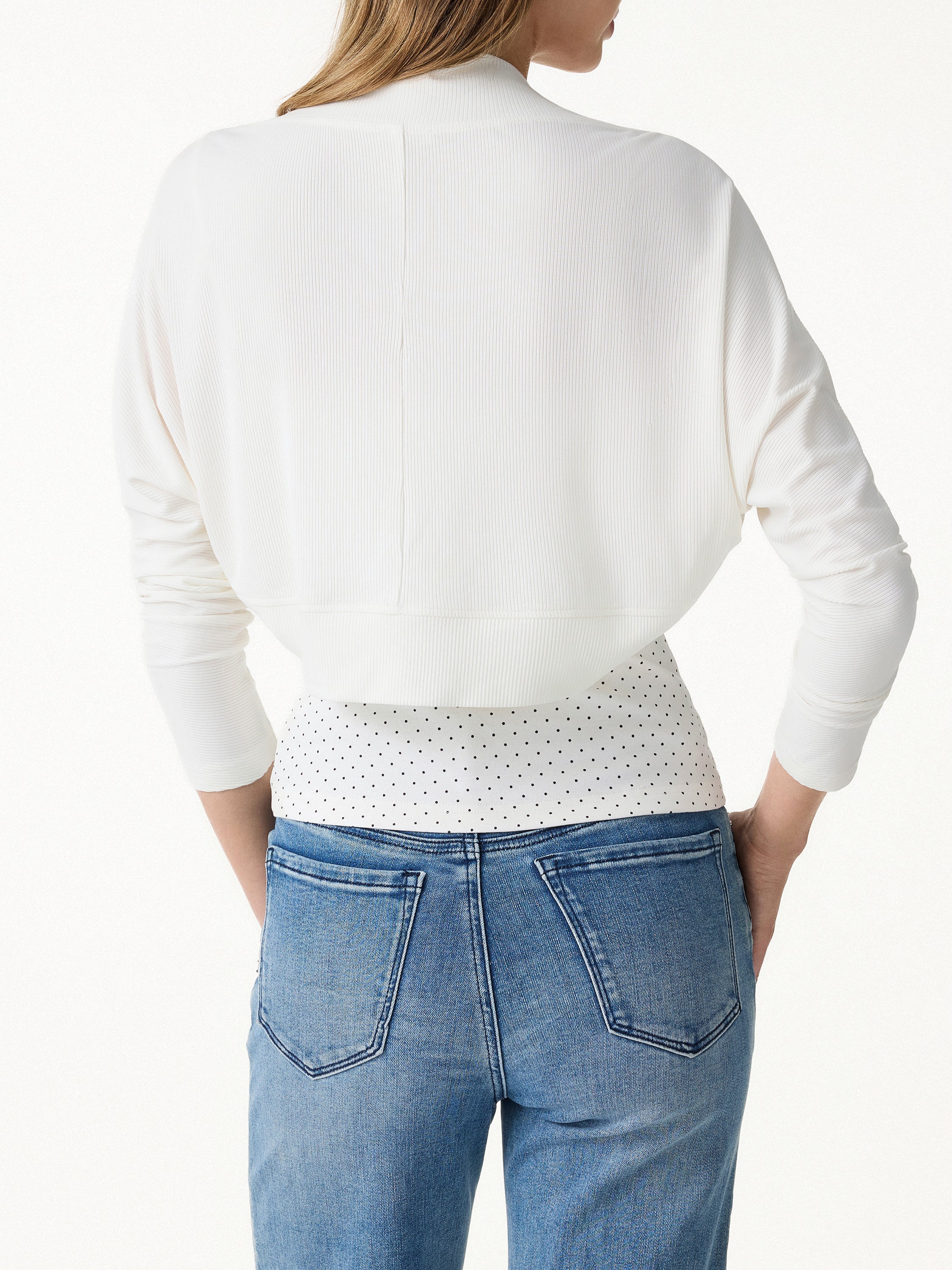 Bamboo Blend Breathable Summer Cropped Shrug Cardigan - Image 6