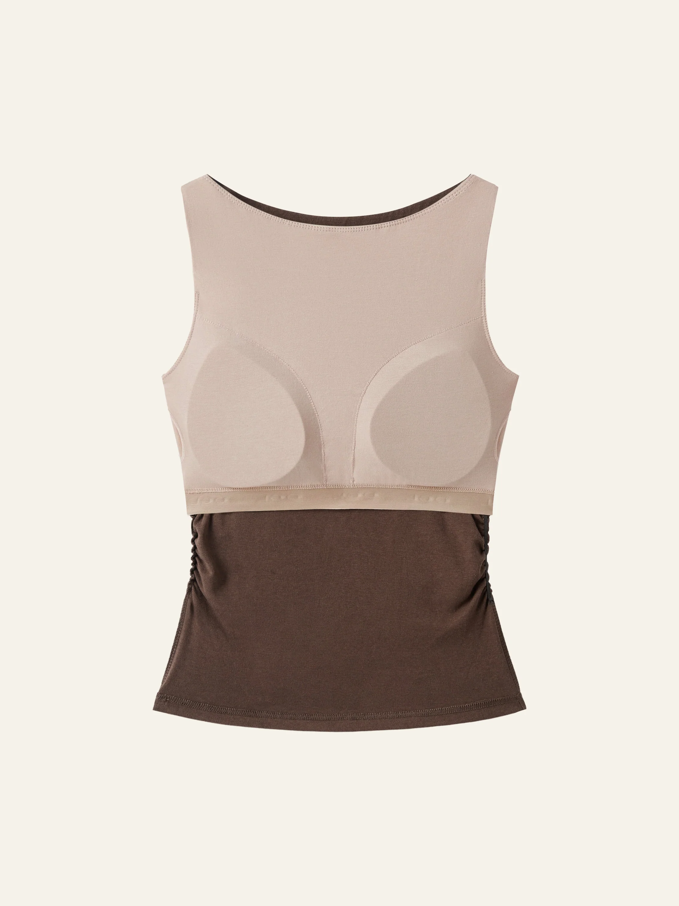Boat Neck Bra Tank Top - Image 11