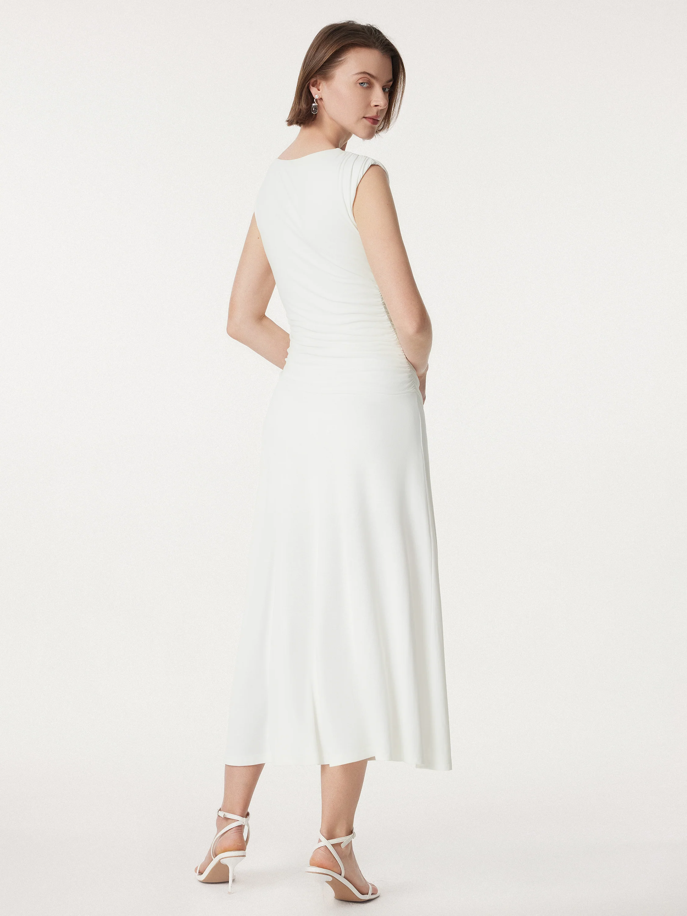 Breezy Cooling Side Ruched Maxi Dress - Image 14