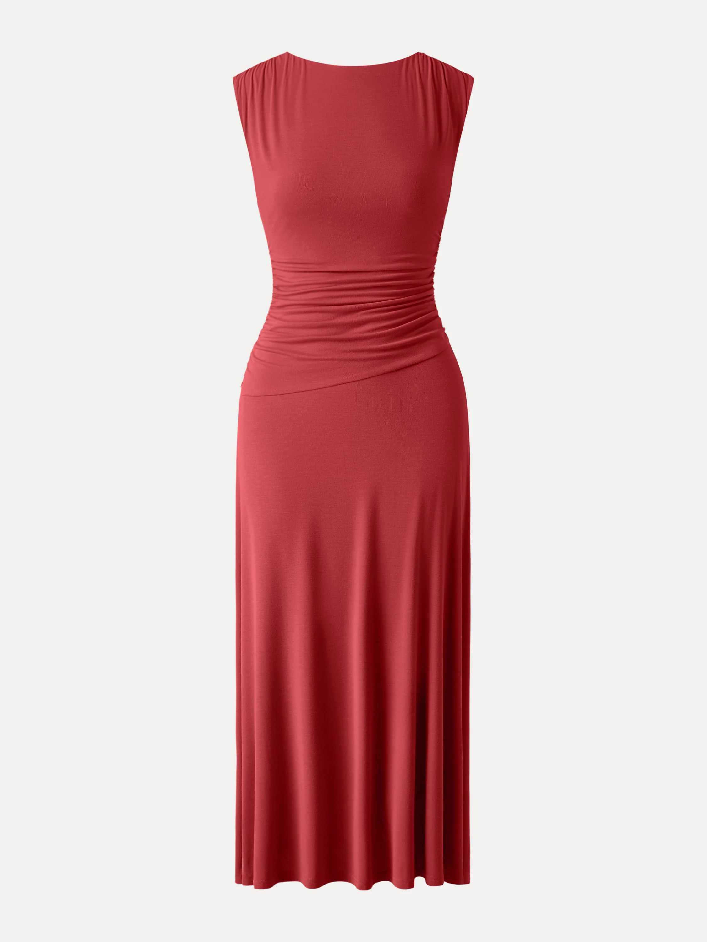Breezy Cooling Side Ruched Maxi Dress - Image 23