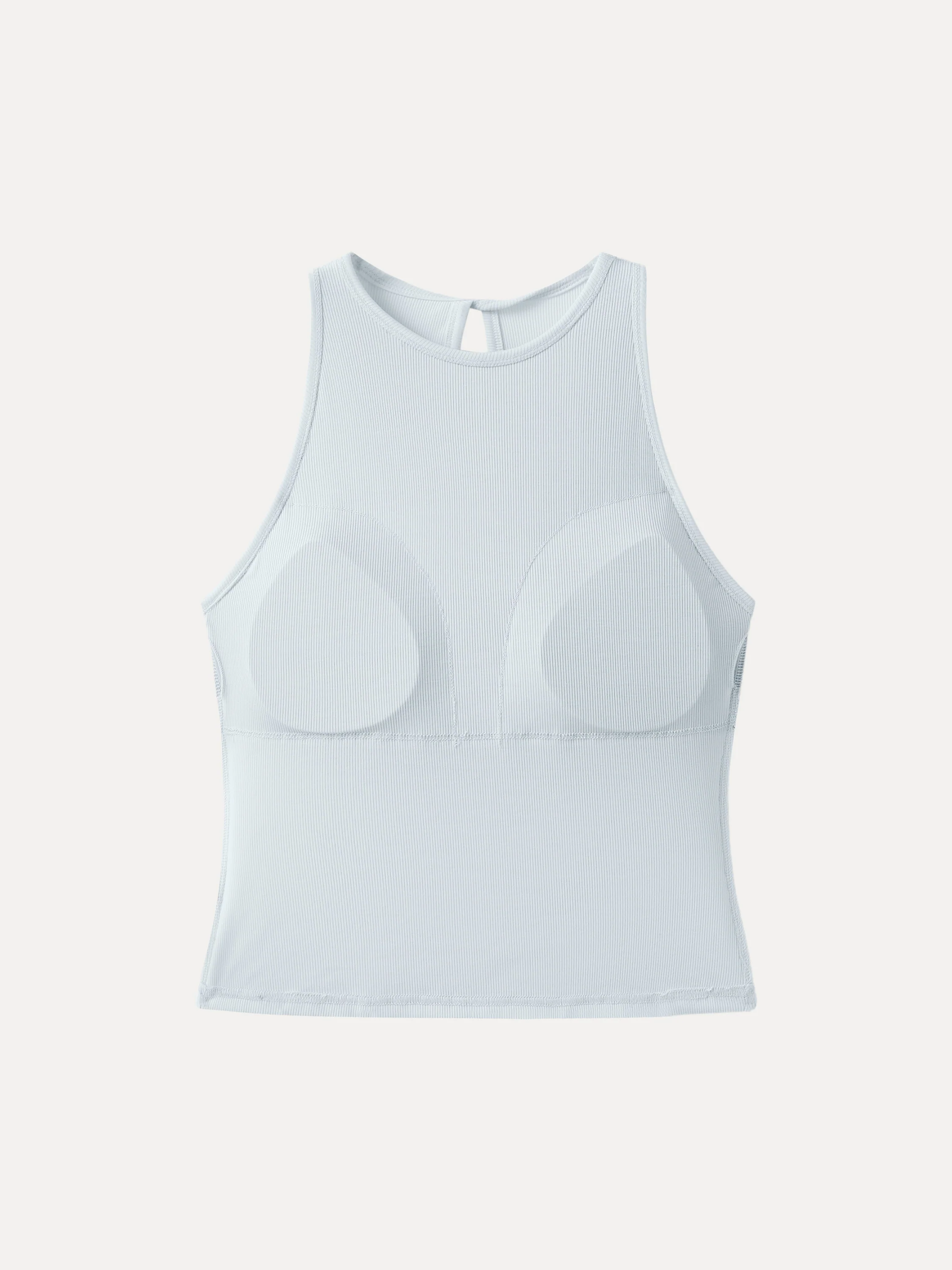 Crewneck Cut-out Bandless Bra Tank - Image 11