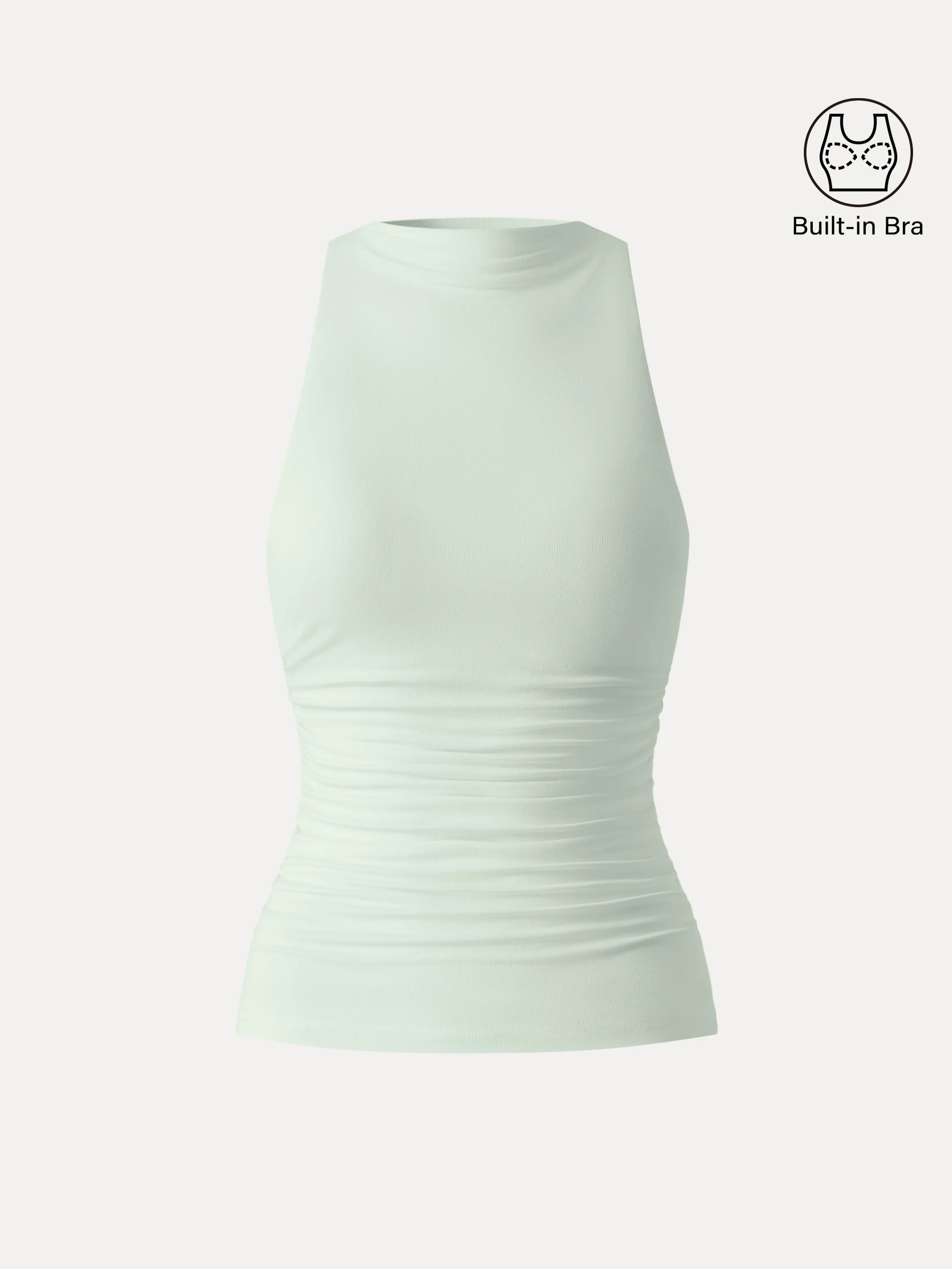 Cooling Ruched Sleeveless Bra Tank - Image 14