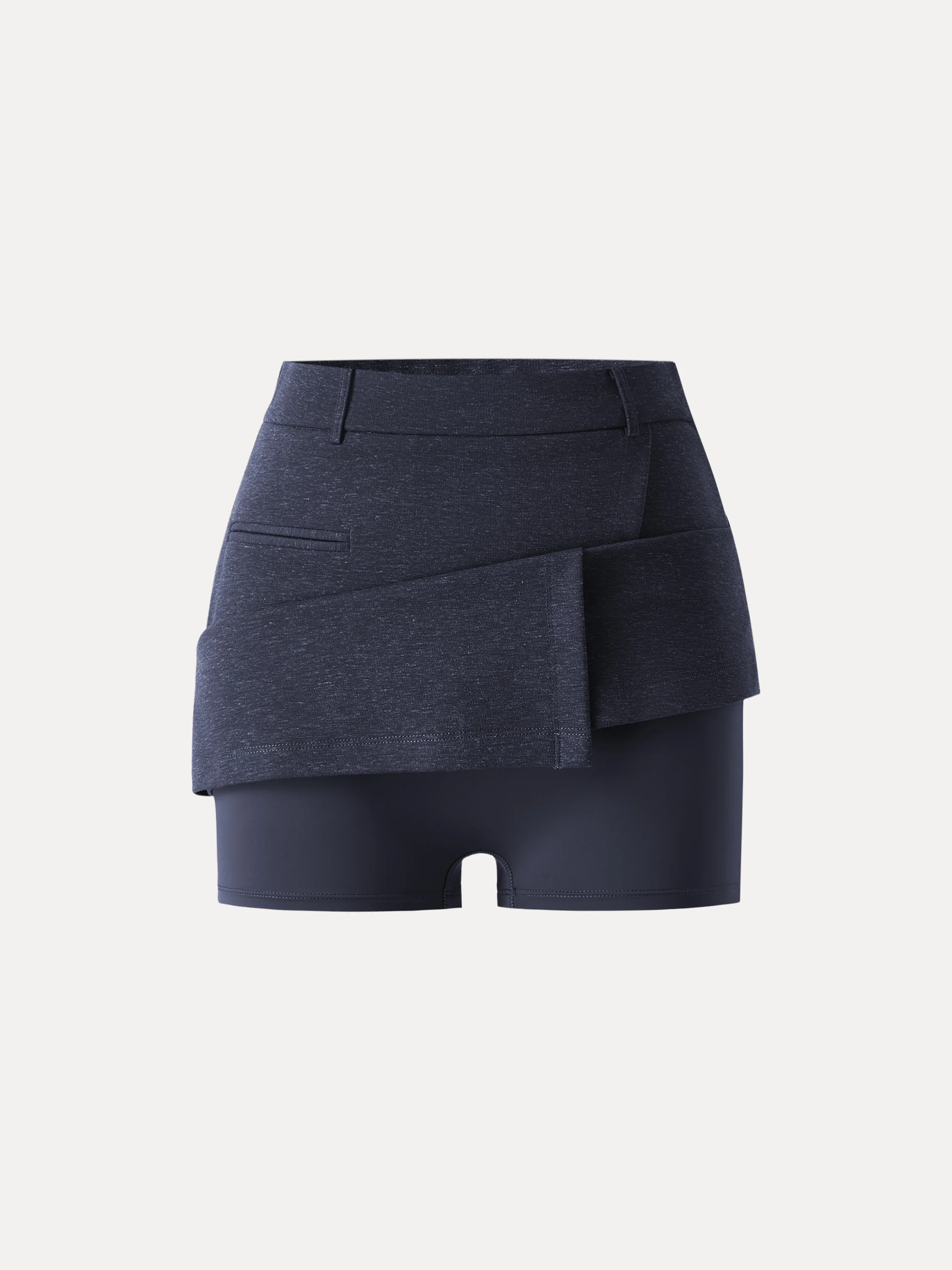 Cotton-Linen Blend Mini Skort - Image 12