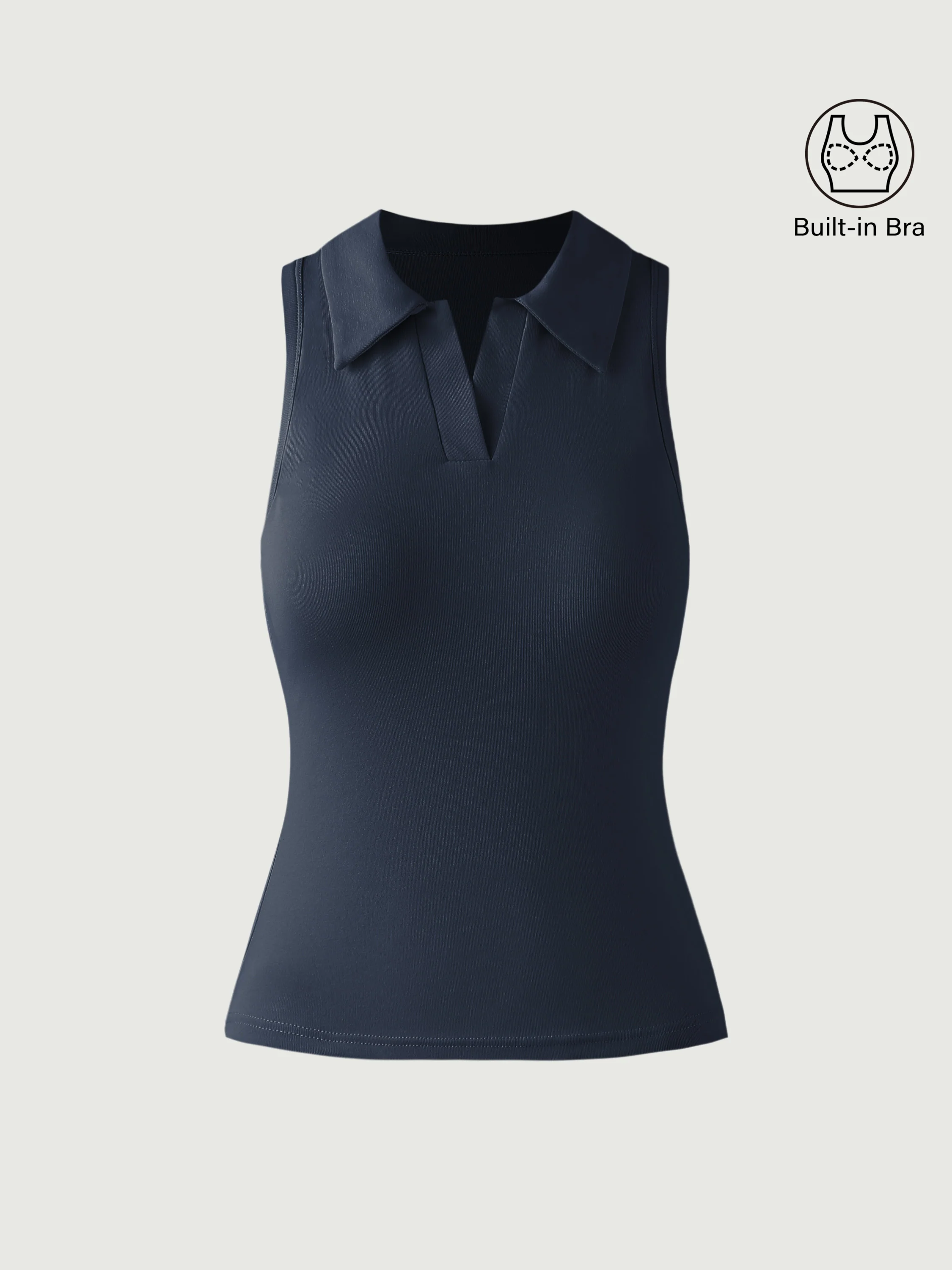 Cotton Polo Bra Tank - Image 11