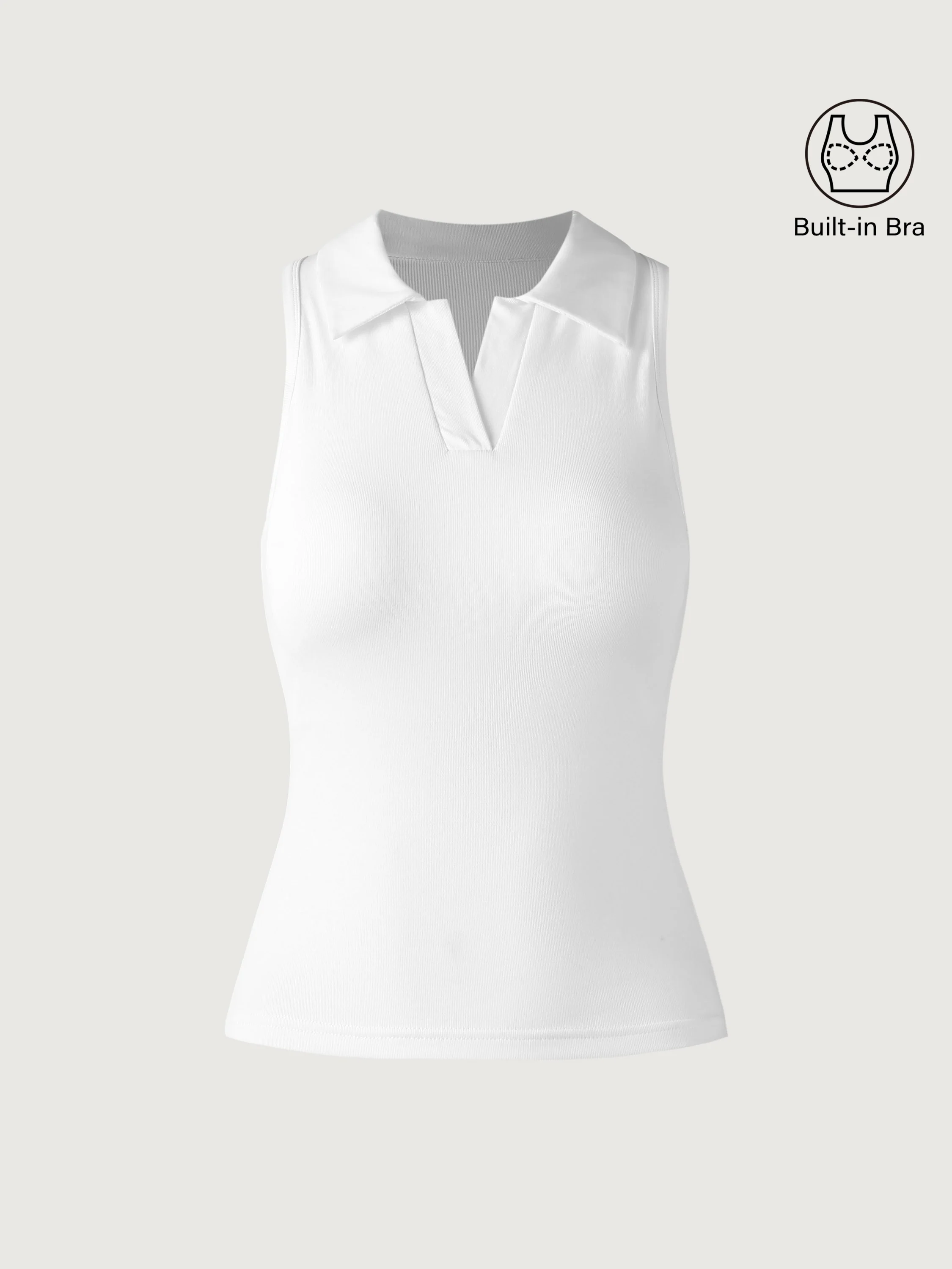 Cotton Polo Bra Tank - Image 6