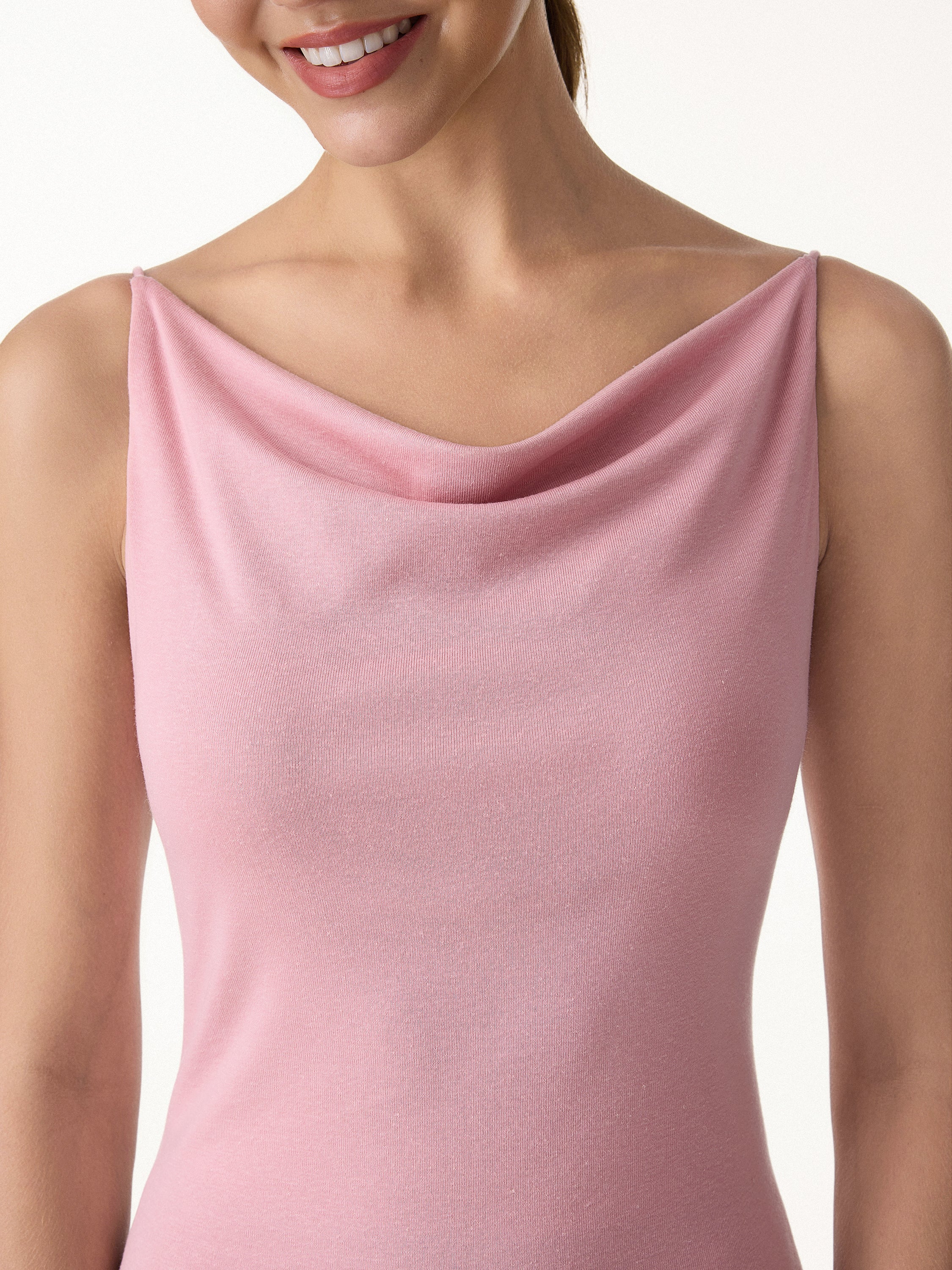 Cowl Neck Bra Tank - Image 2