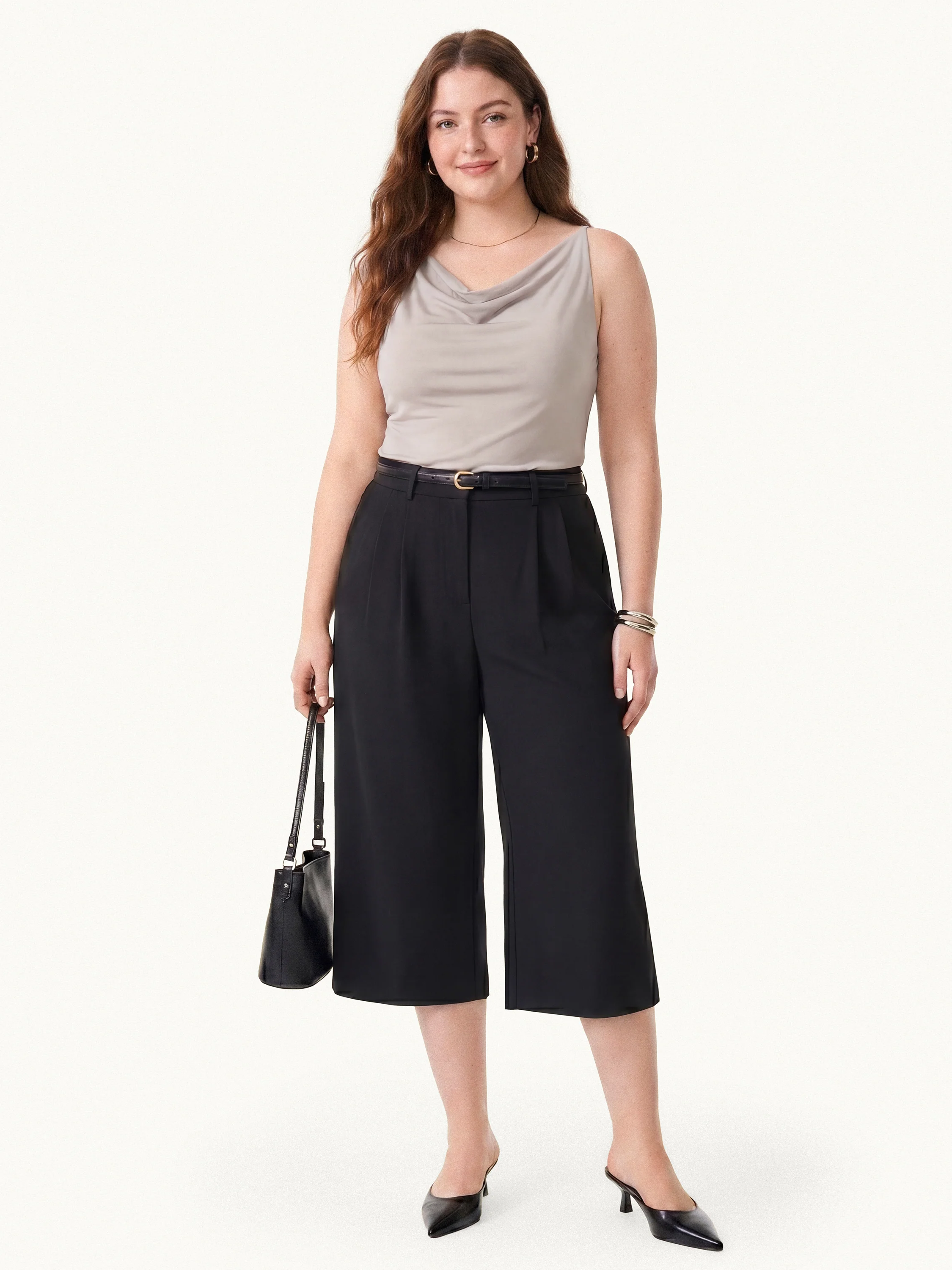 Cowl Neck Bra Tank - Image 21