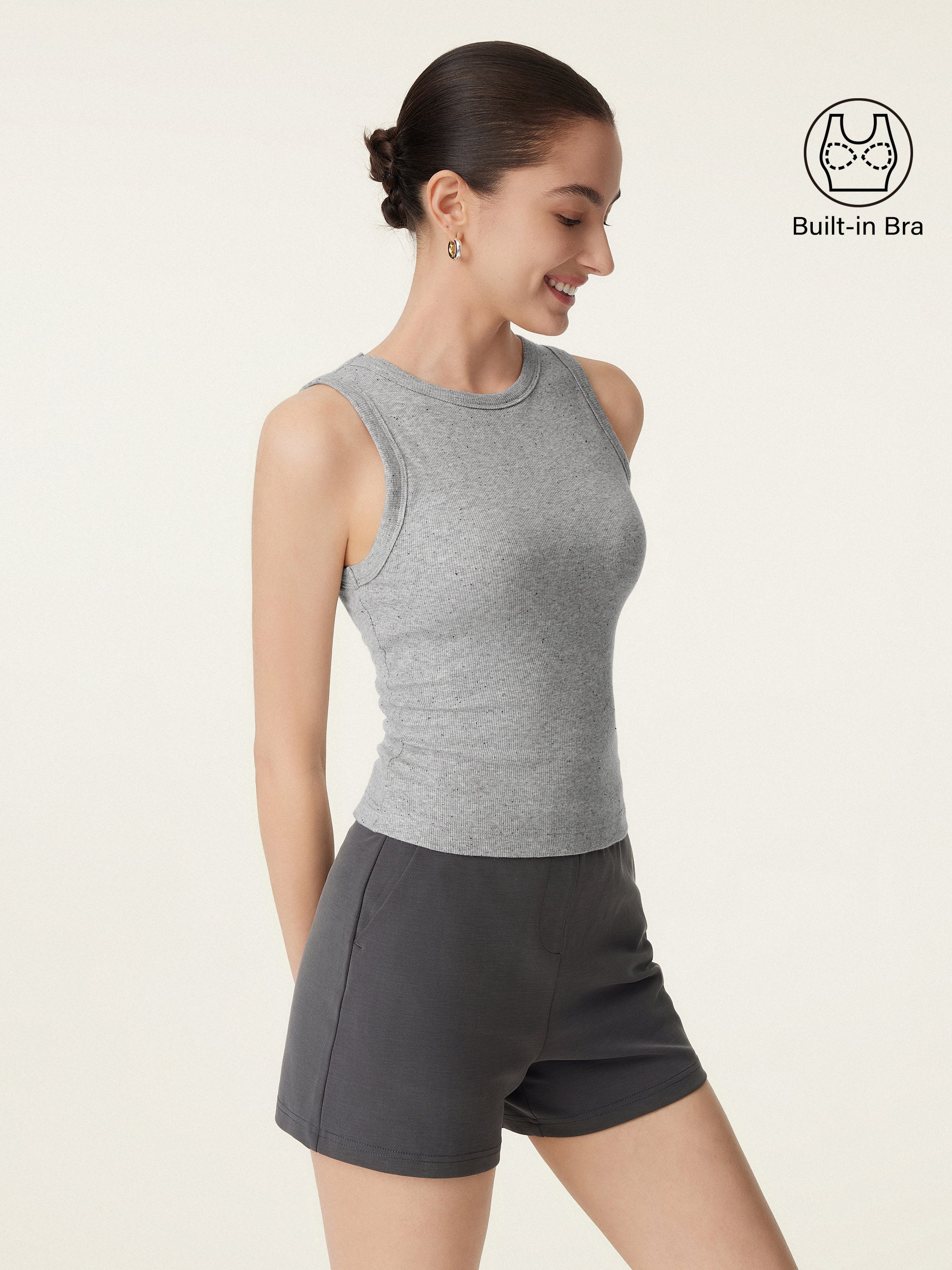 Crewneck Cotton New Airy Bra Tank - Image 11