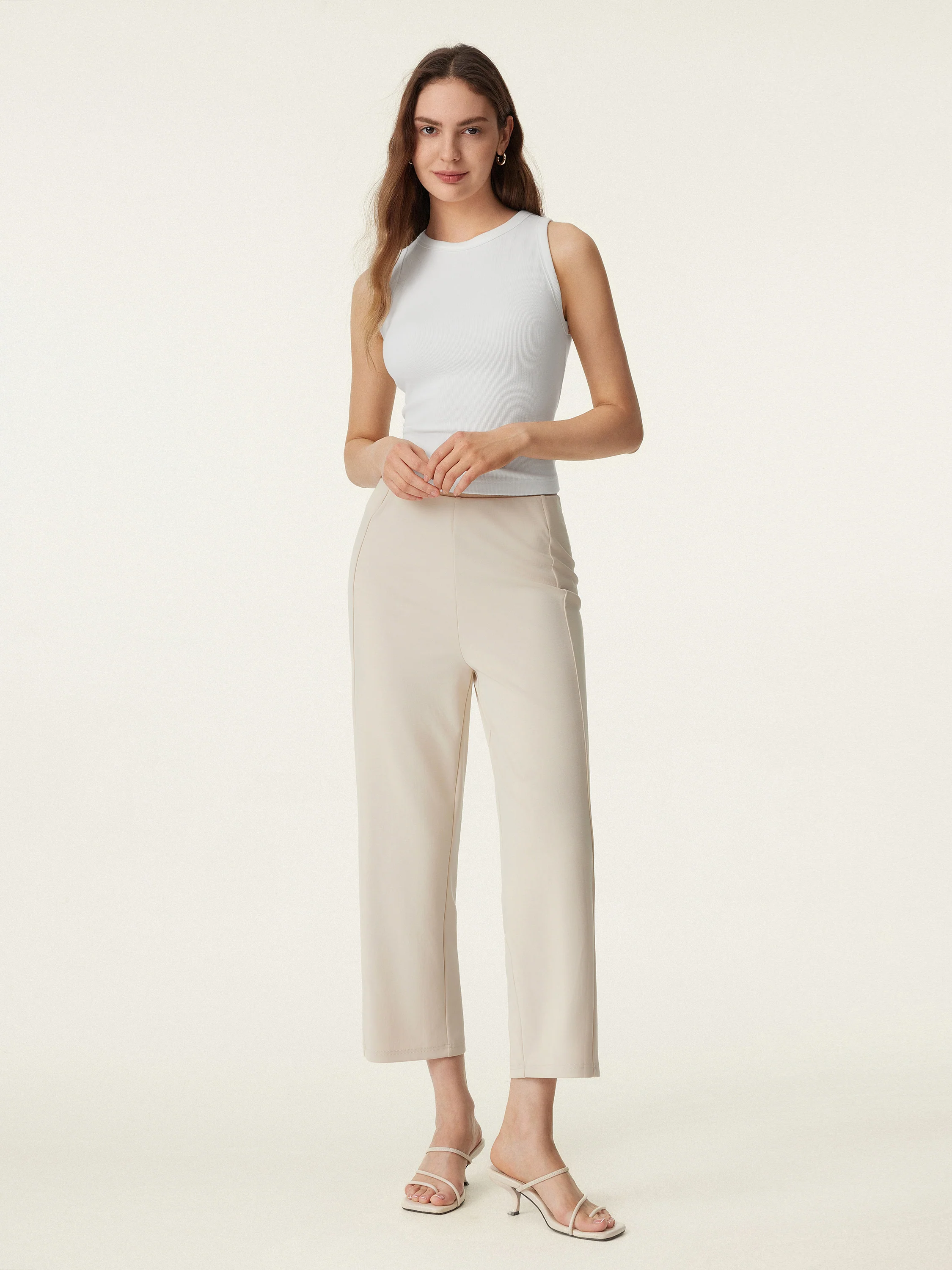 Crewneck Cotton New Airy Bra Tank - Image 2