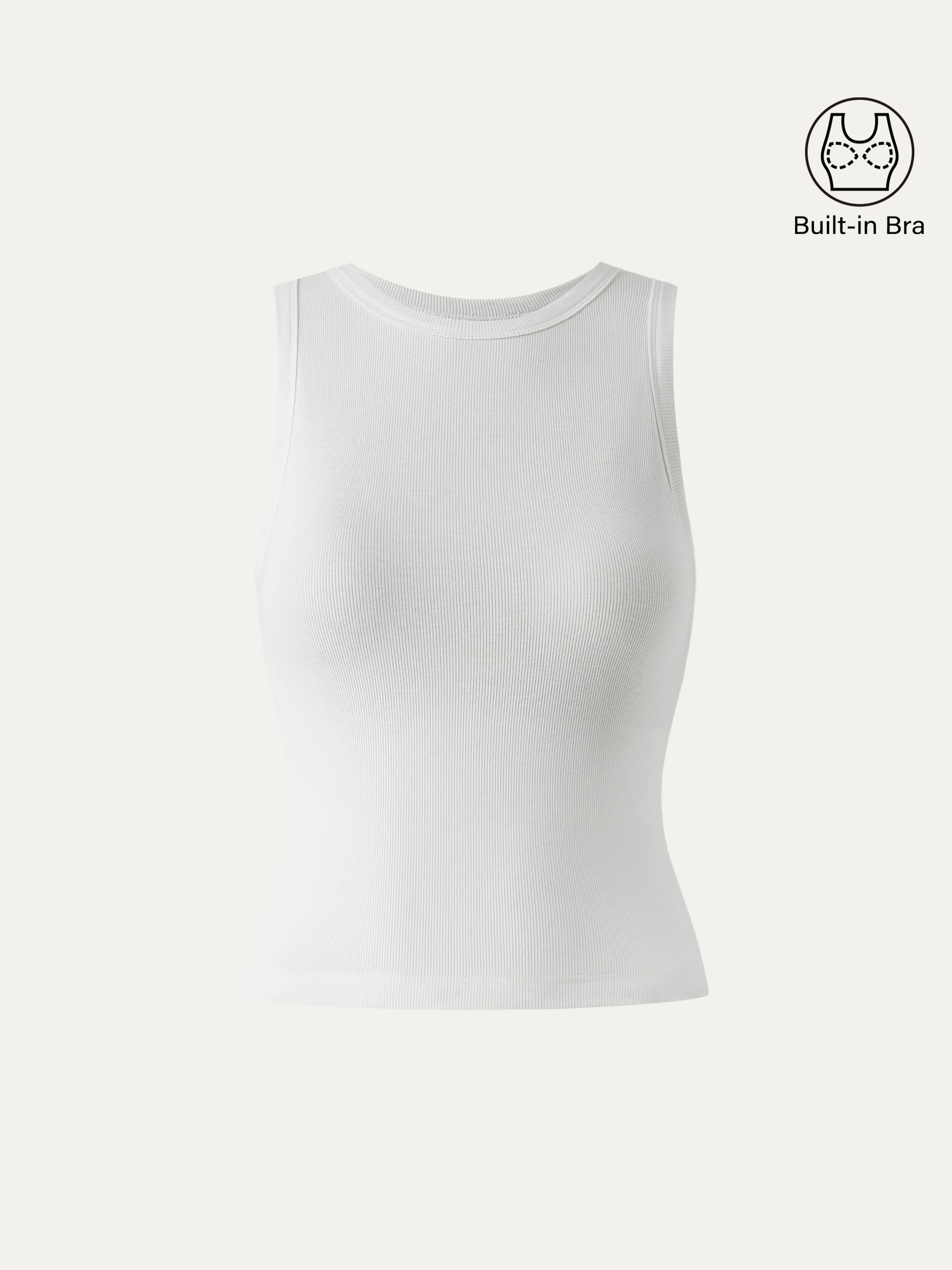 Crewneck Cotton New Airy Bra Tank - Image 17
