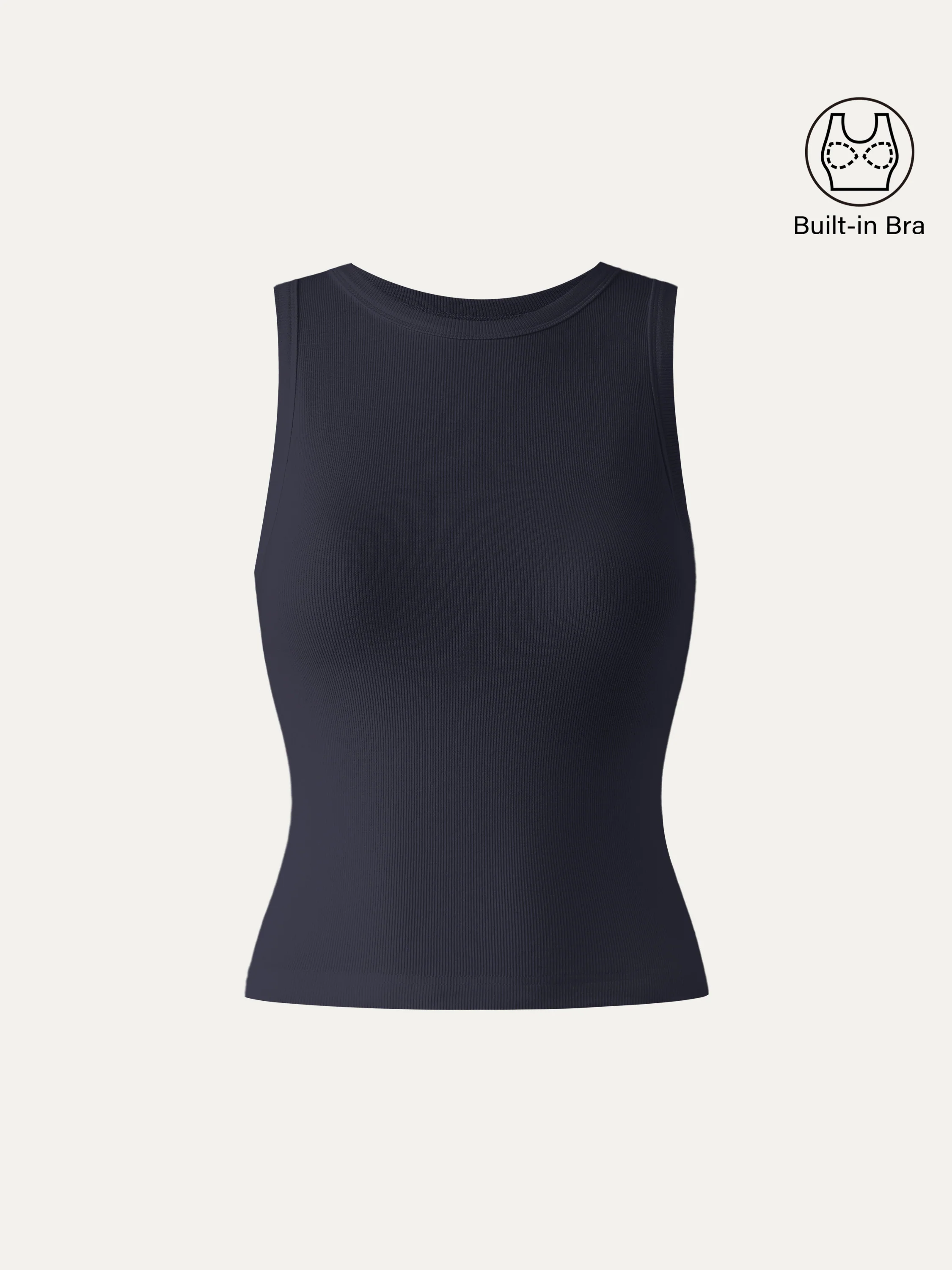Crewneck Cotton New Airy Bra Tank - Image 19