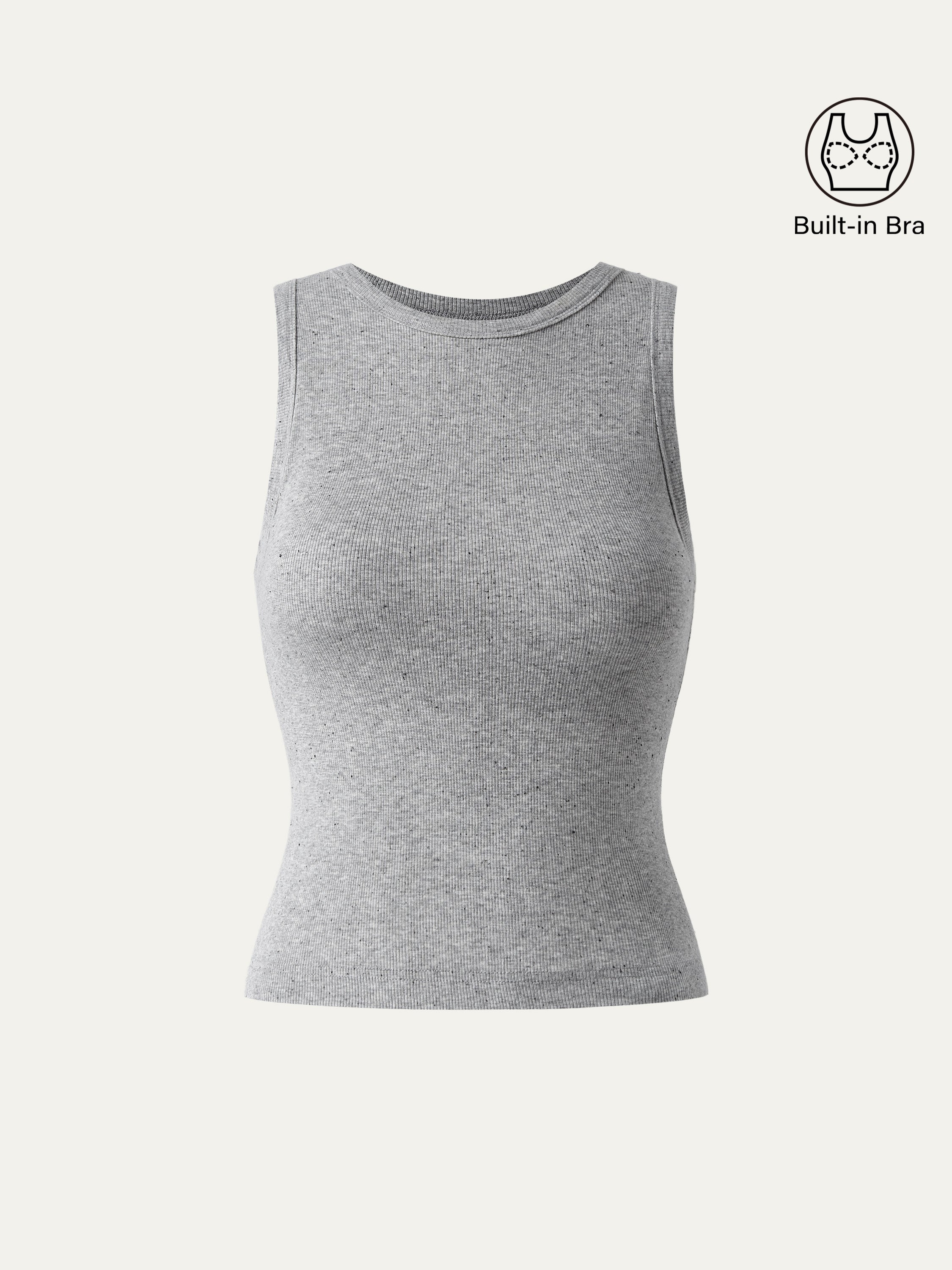 Crewneck Cotton New Airy Bra Tank - Image 9