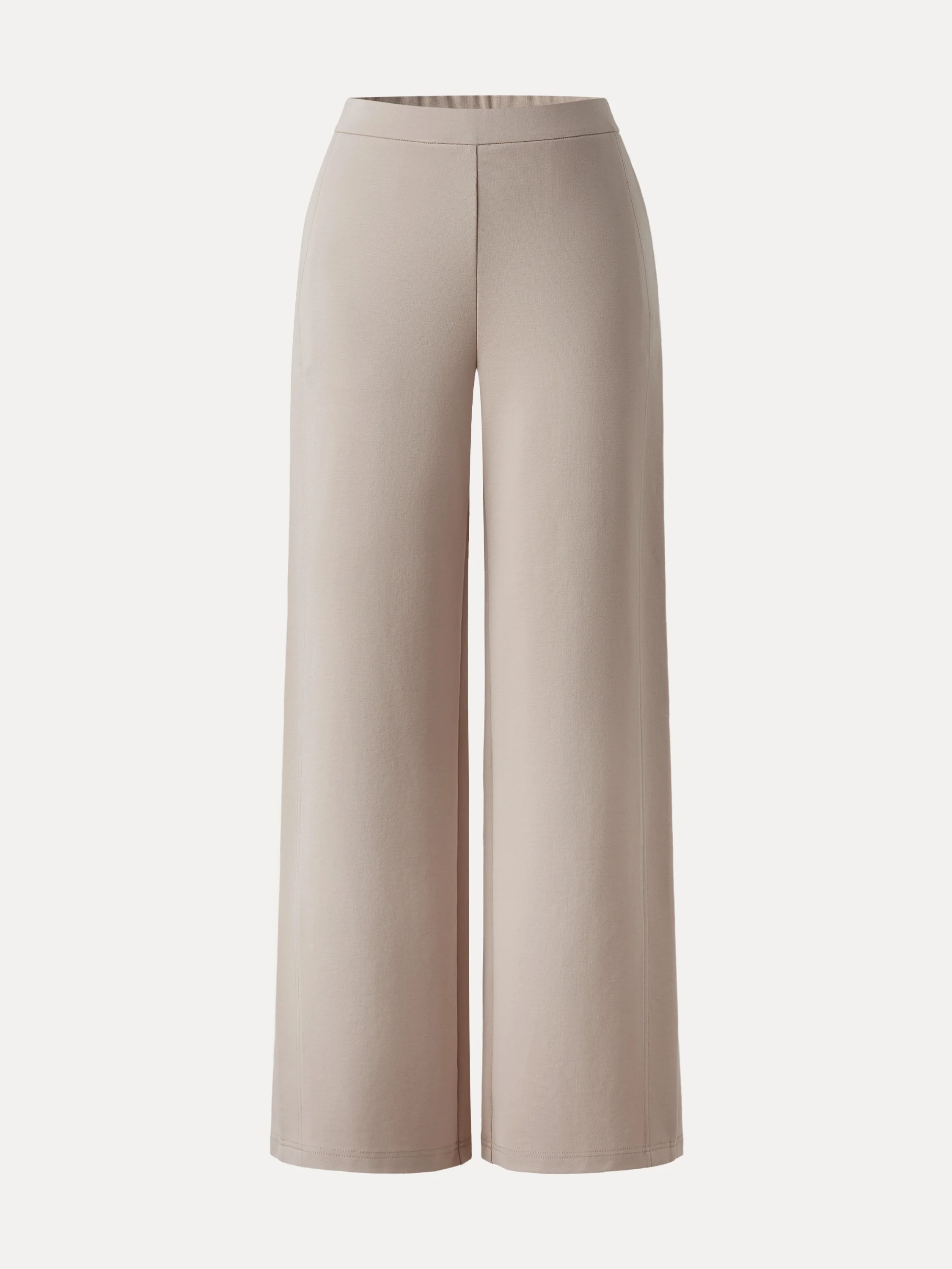 Drapey Mid Rise Wide Leg Pull-on Pants with Pockets - Image 12