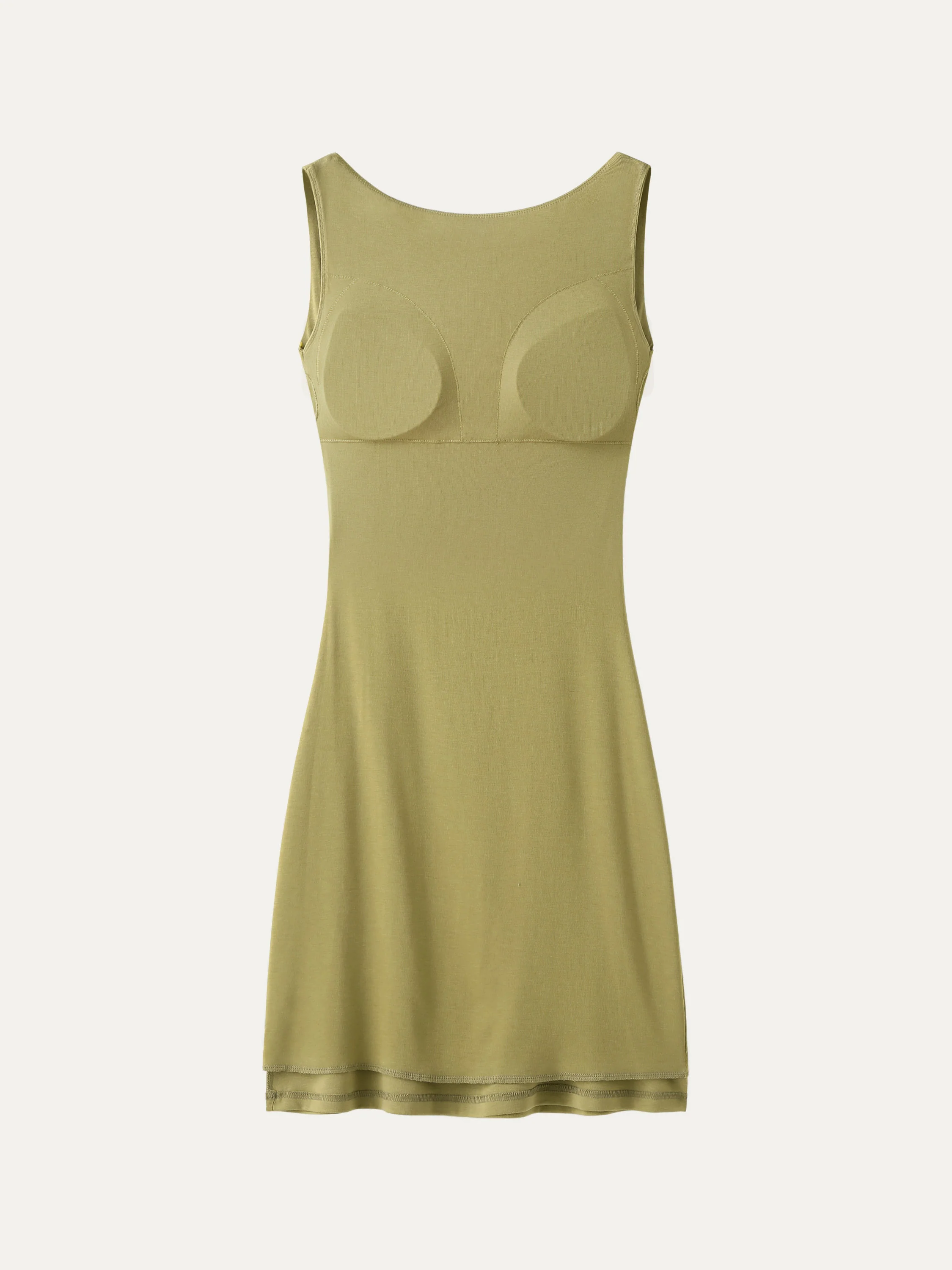 Cooling Open Back Bandless Bra Mini Dress - Image 6