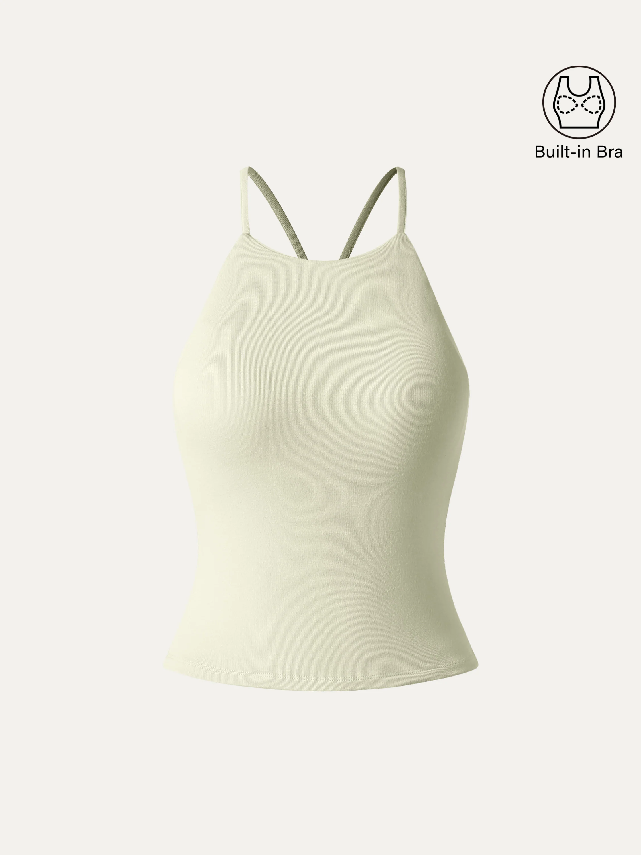 Tie Back Bandless Crop Bra Tank Top - Image 10