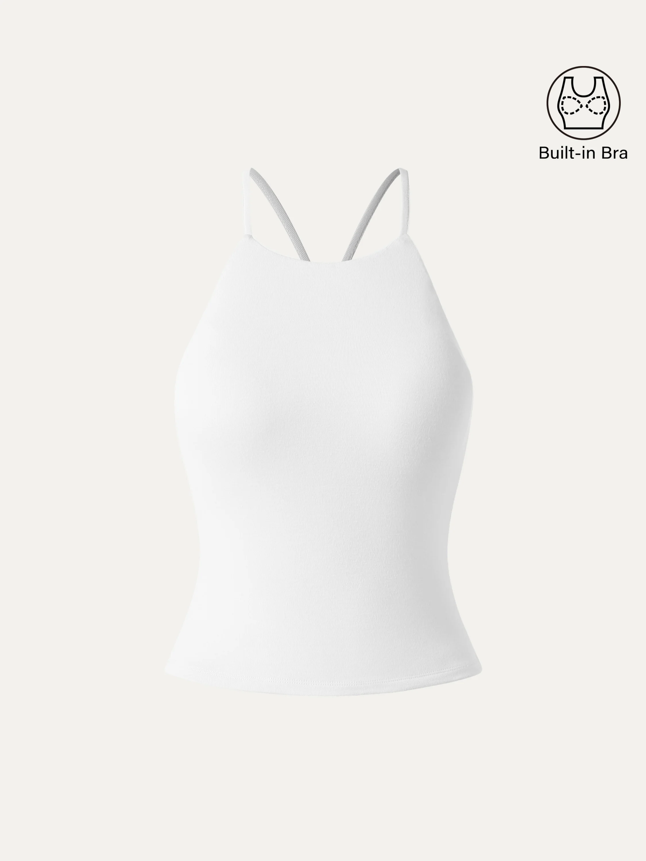 Tie Back Bandless Crop Bra Tank Top - Image 14
