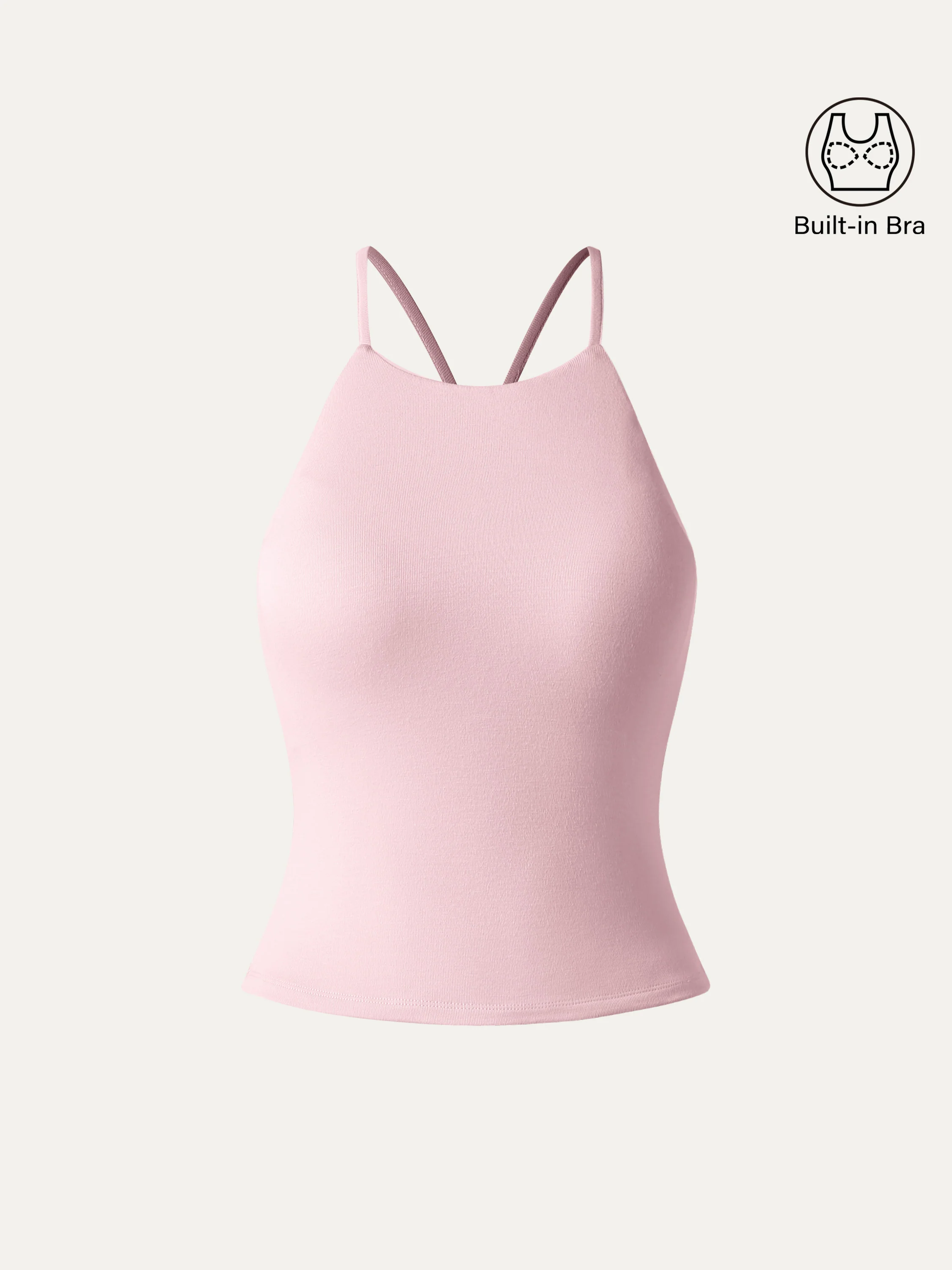Tie Back Bandless Crop Bra Tank Top - Image 19