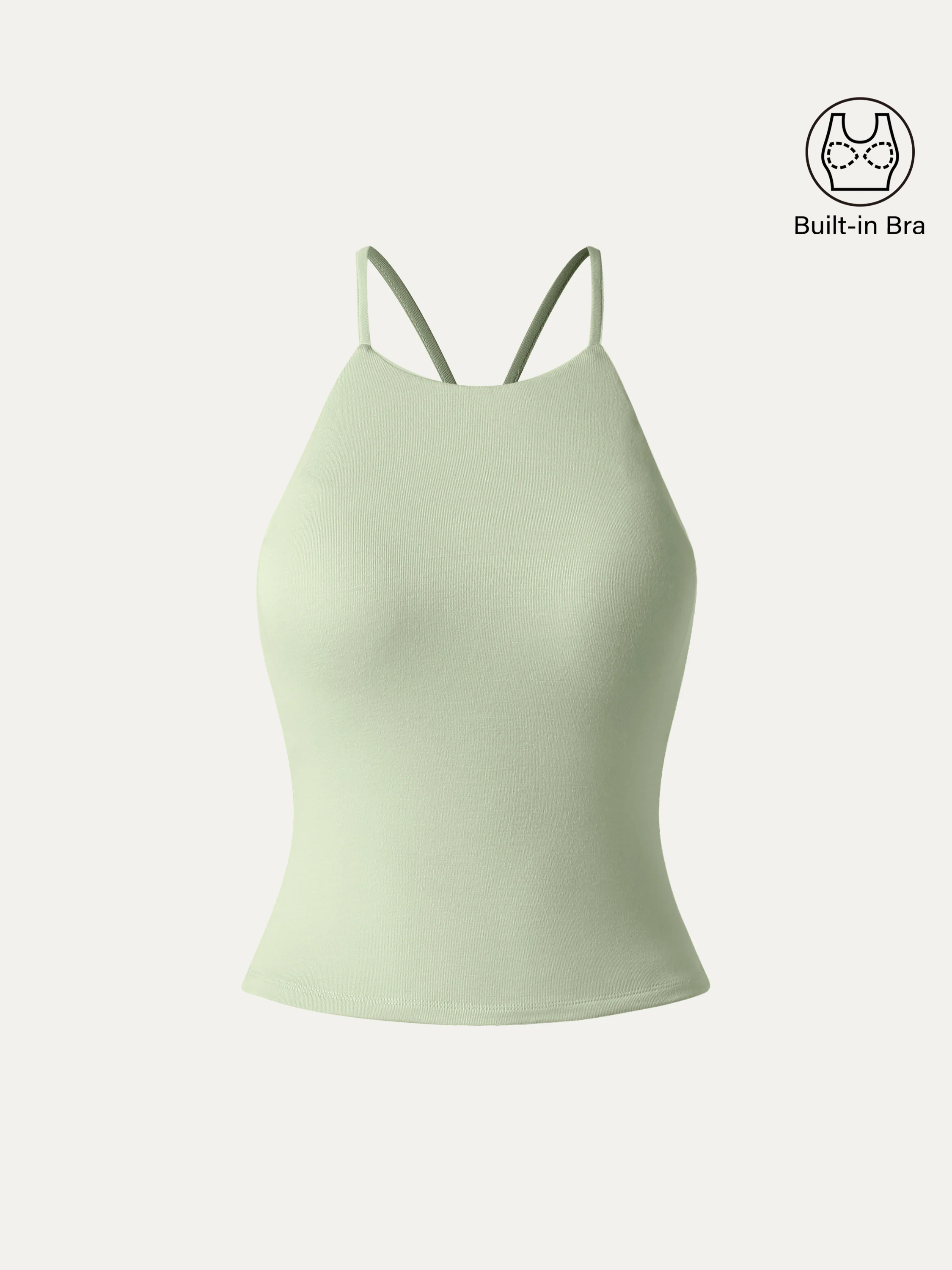 Tie Back Bandless Crop Bra Tank Top - Image 21