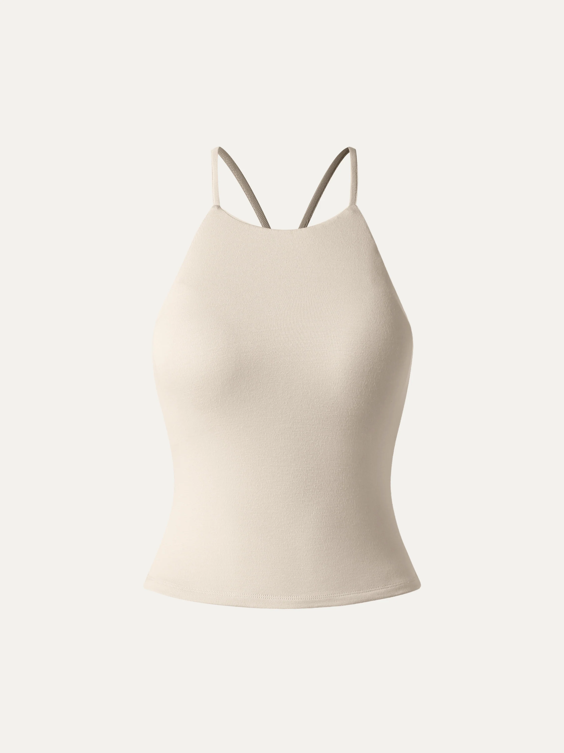 Tie Back Bandless Crop Bra Tank Top - Image 22