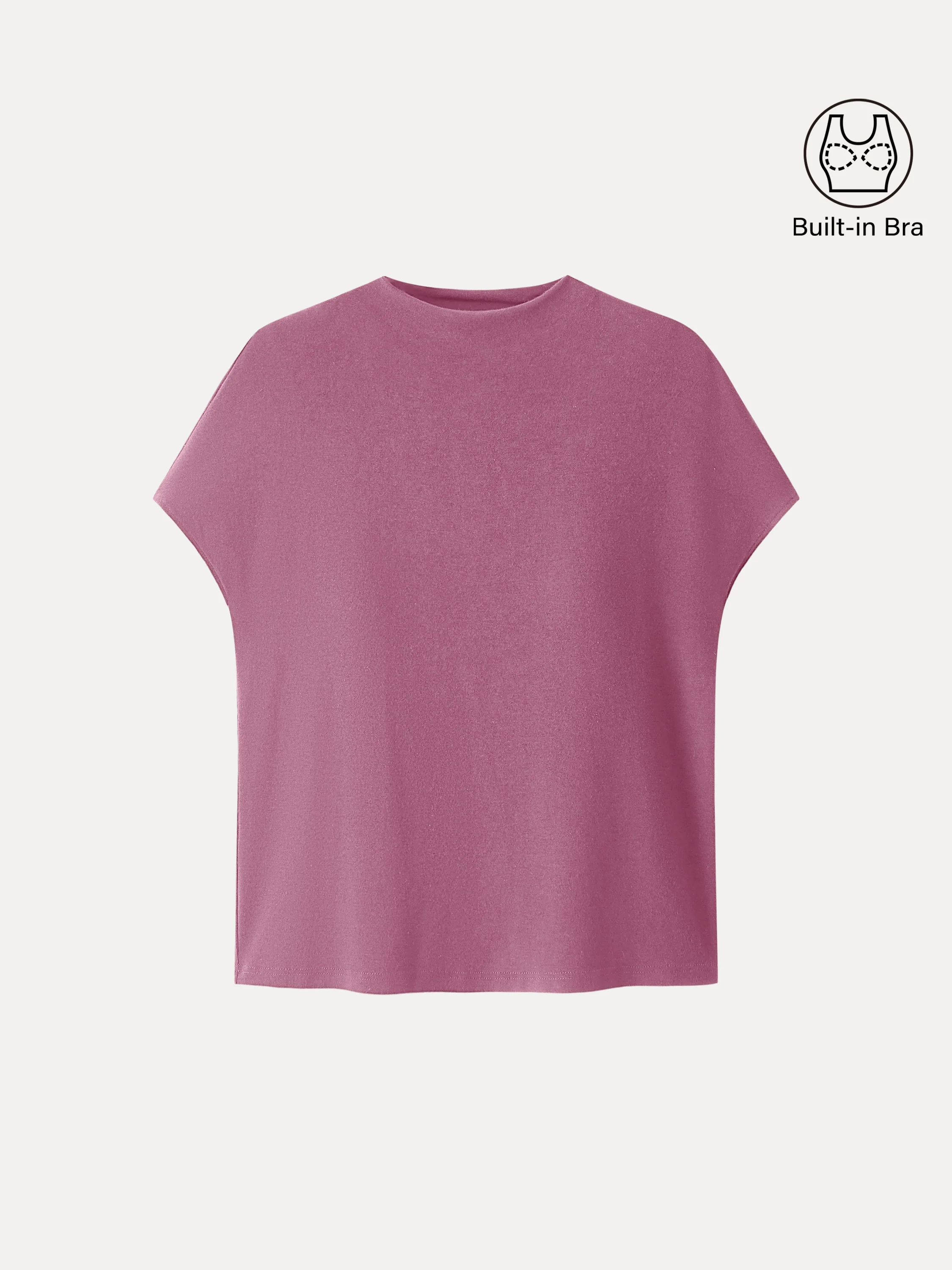 Essential Mockneck Short sleeves Bra Top - Image 16