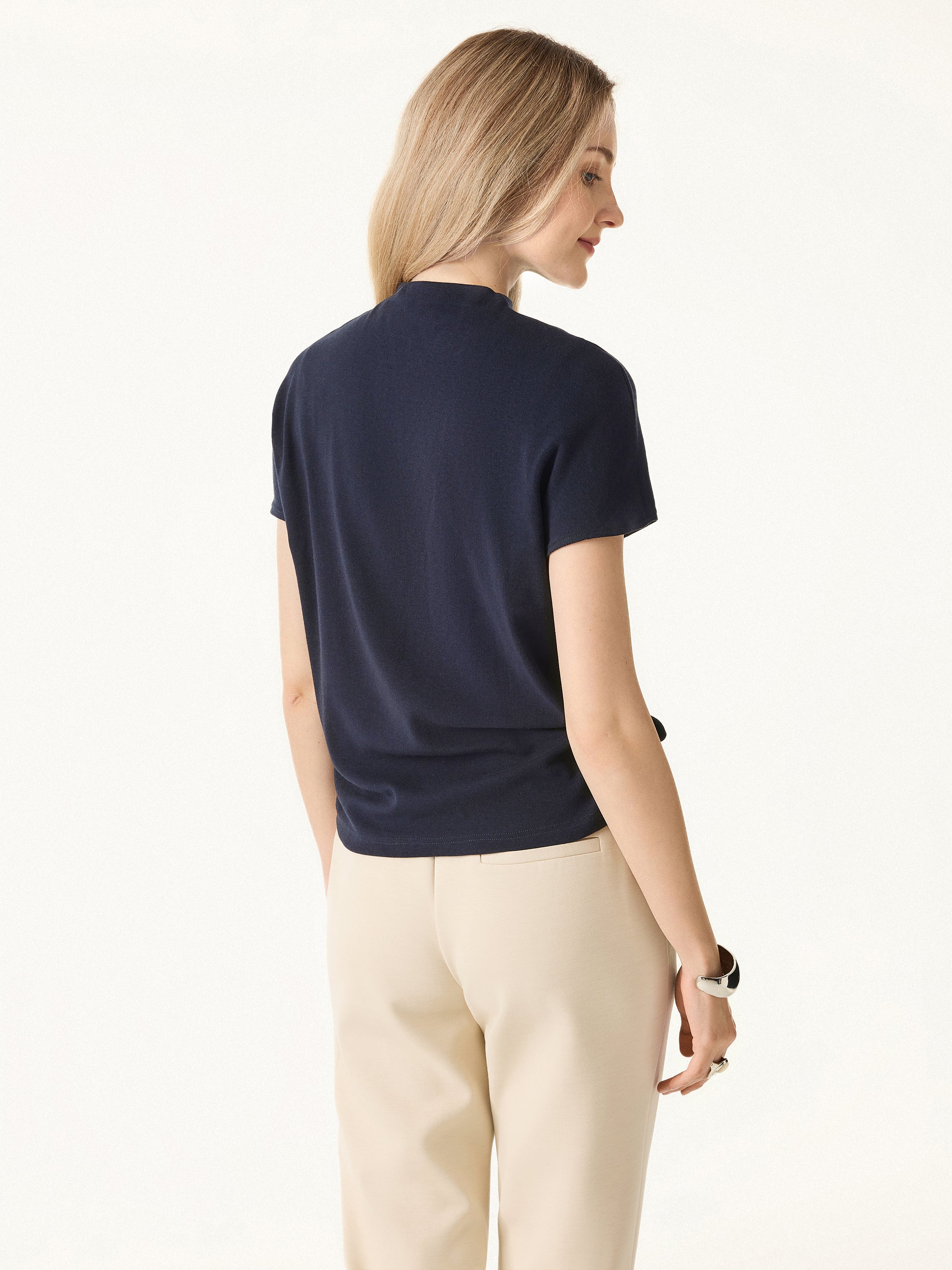 Essential Mockneck Short sleeves Bra Top - Image 12