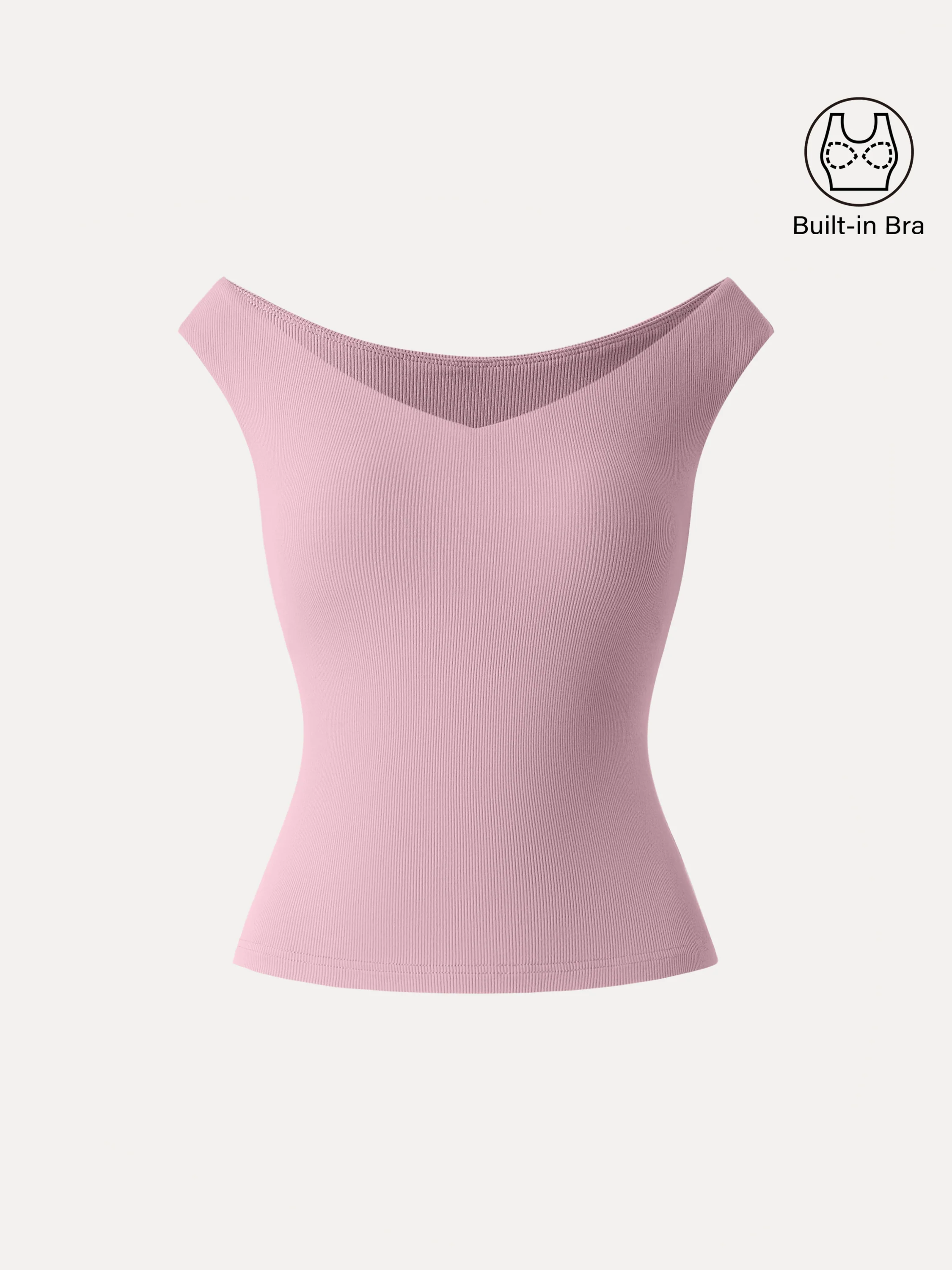 Essential V-neck New Airy Bra Top - Image 18