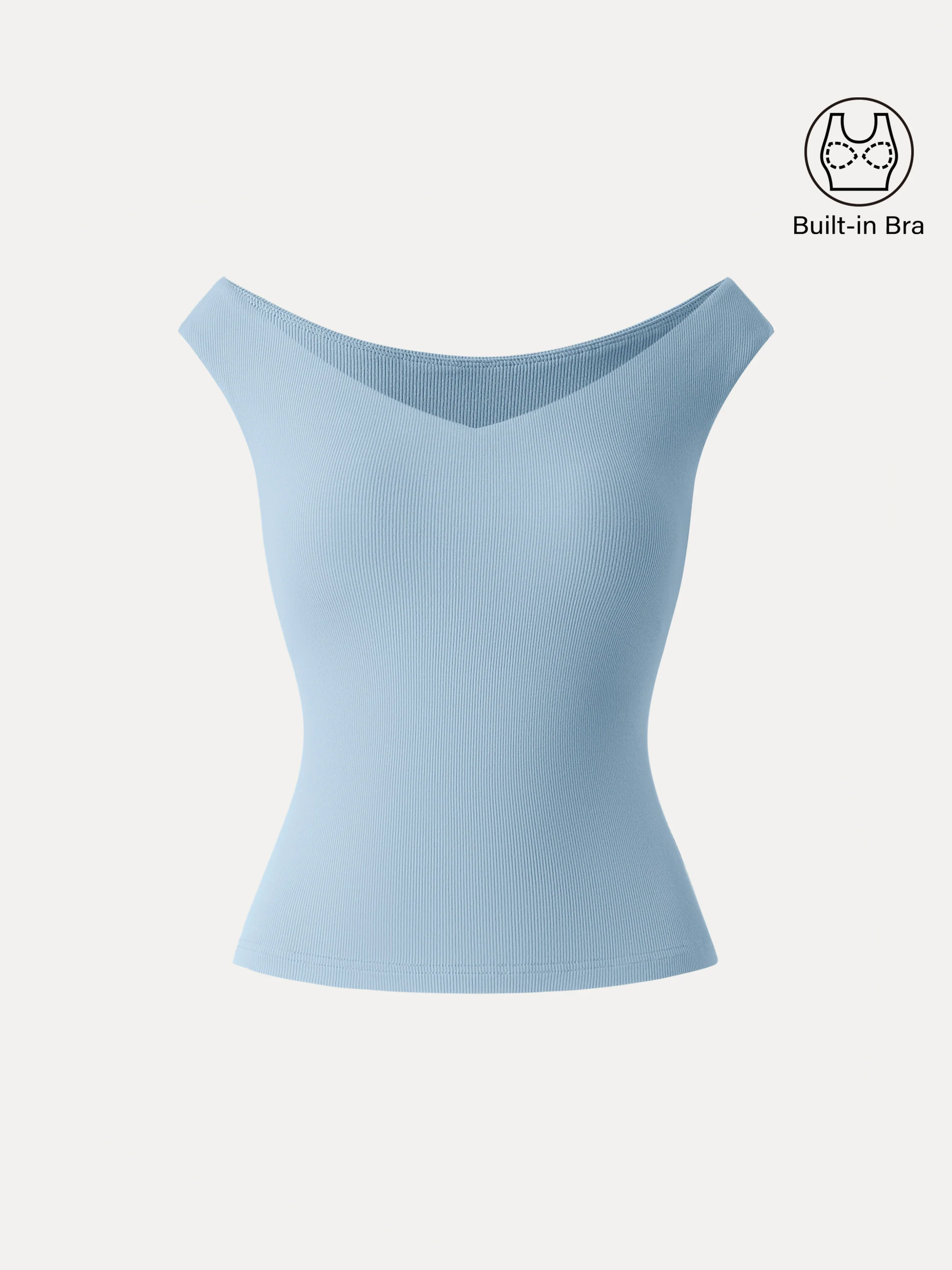 Essential V-neck New Airy Bra Top - Image 19