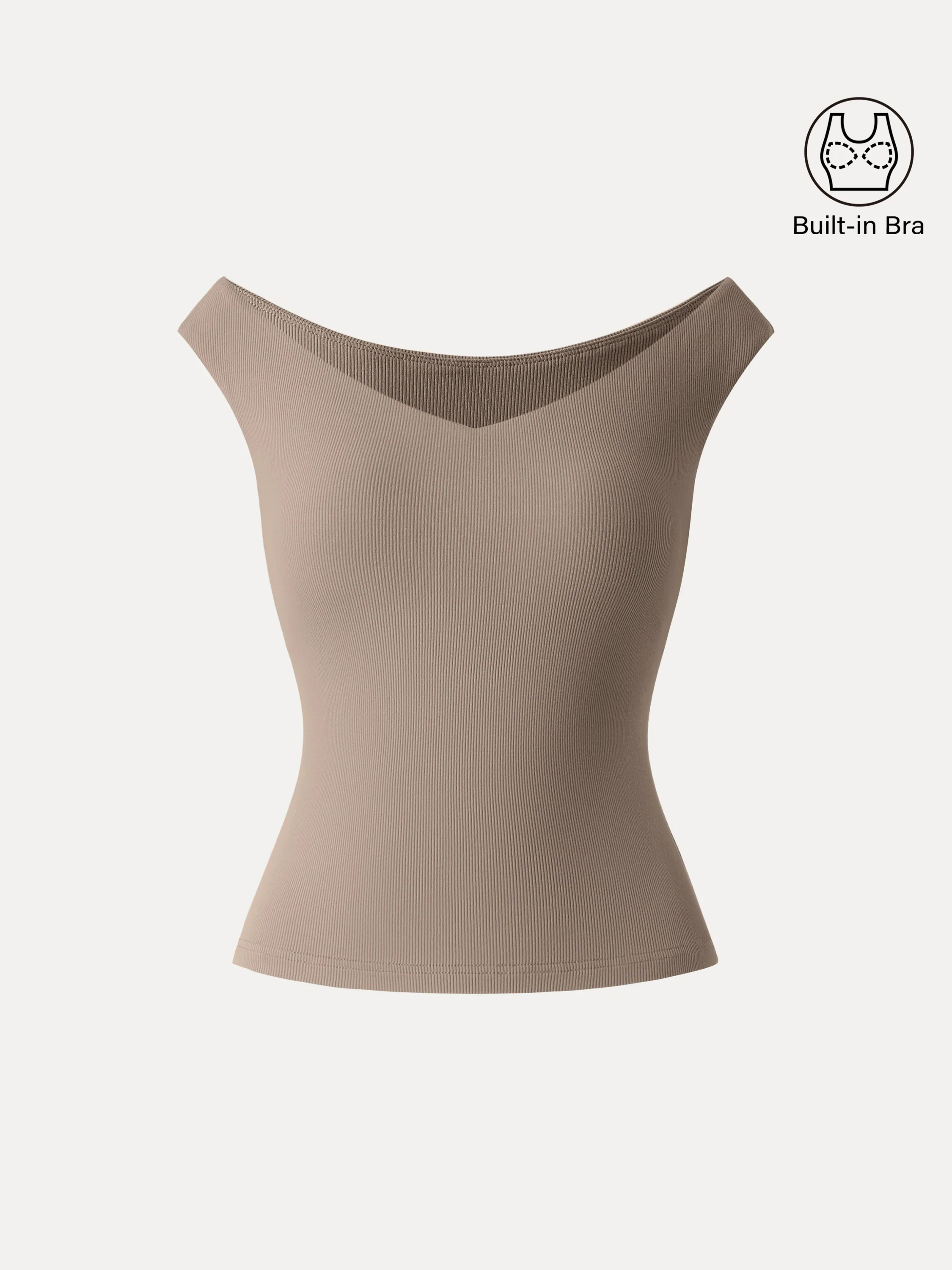 Essential V-neck New Airy Bra Top - Image 2