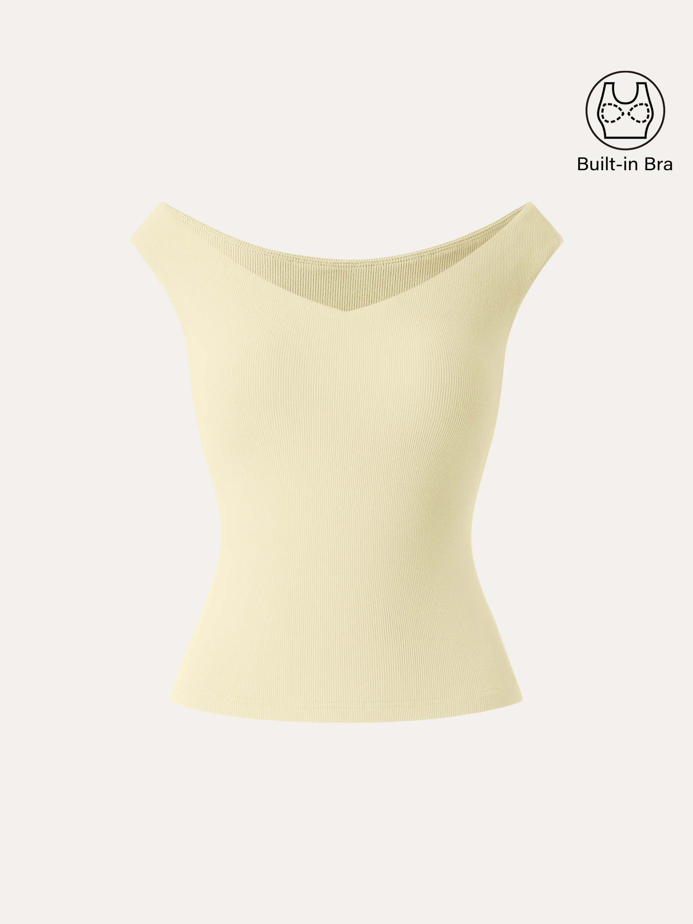 Essential V-neck New Airy Bra Top - Image 5