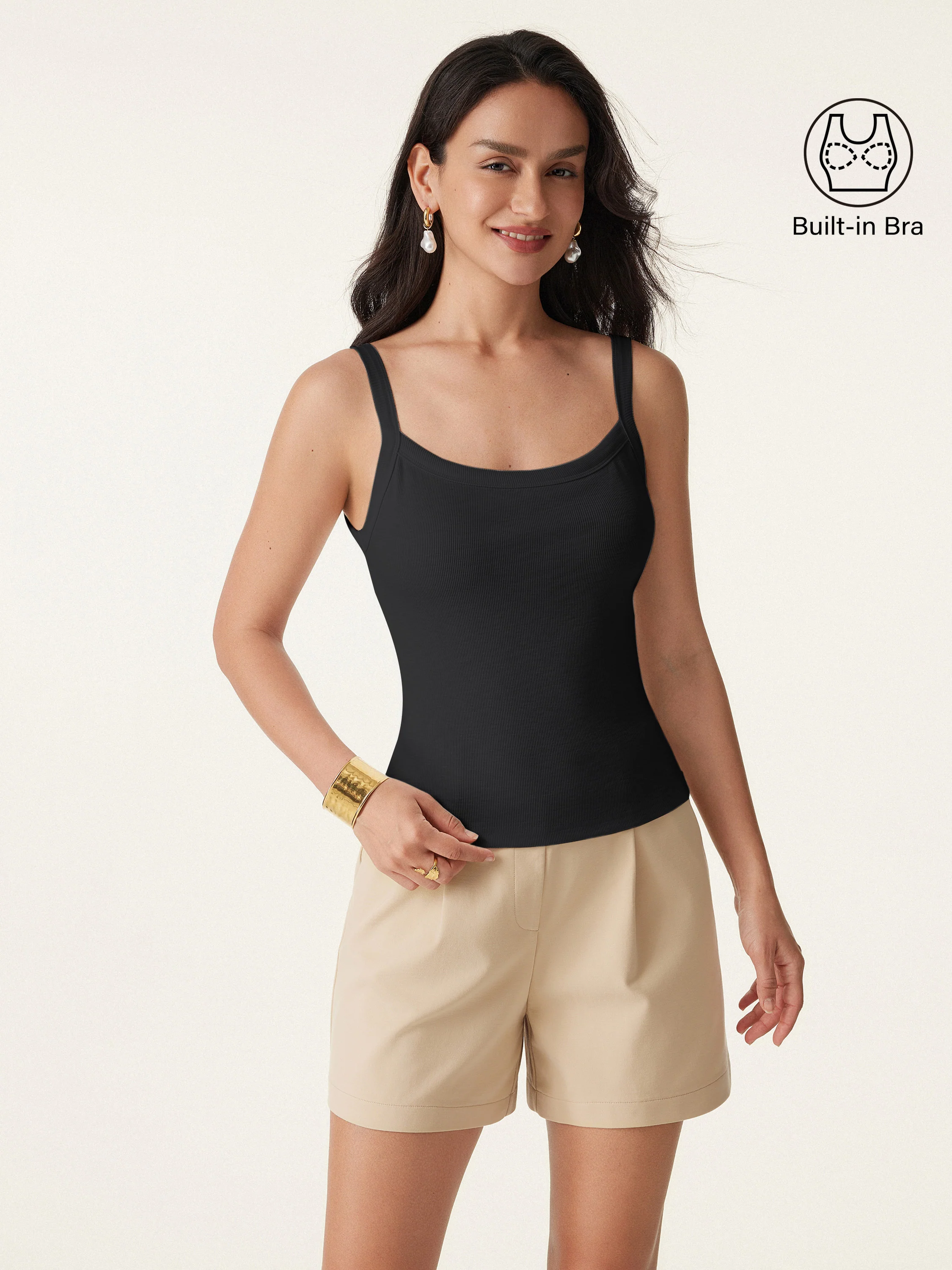 Everyday Cotton Low Back New Airy Bra Tank - Image 3