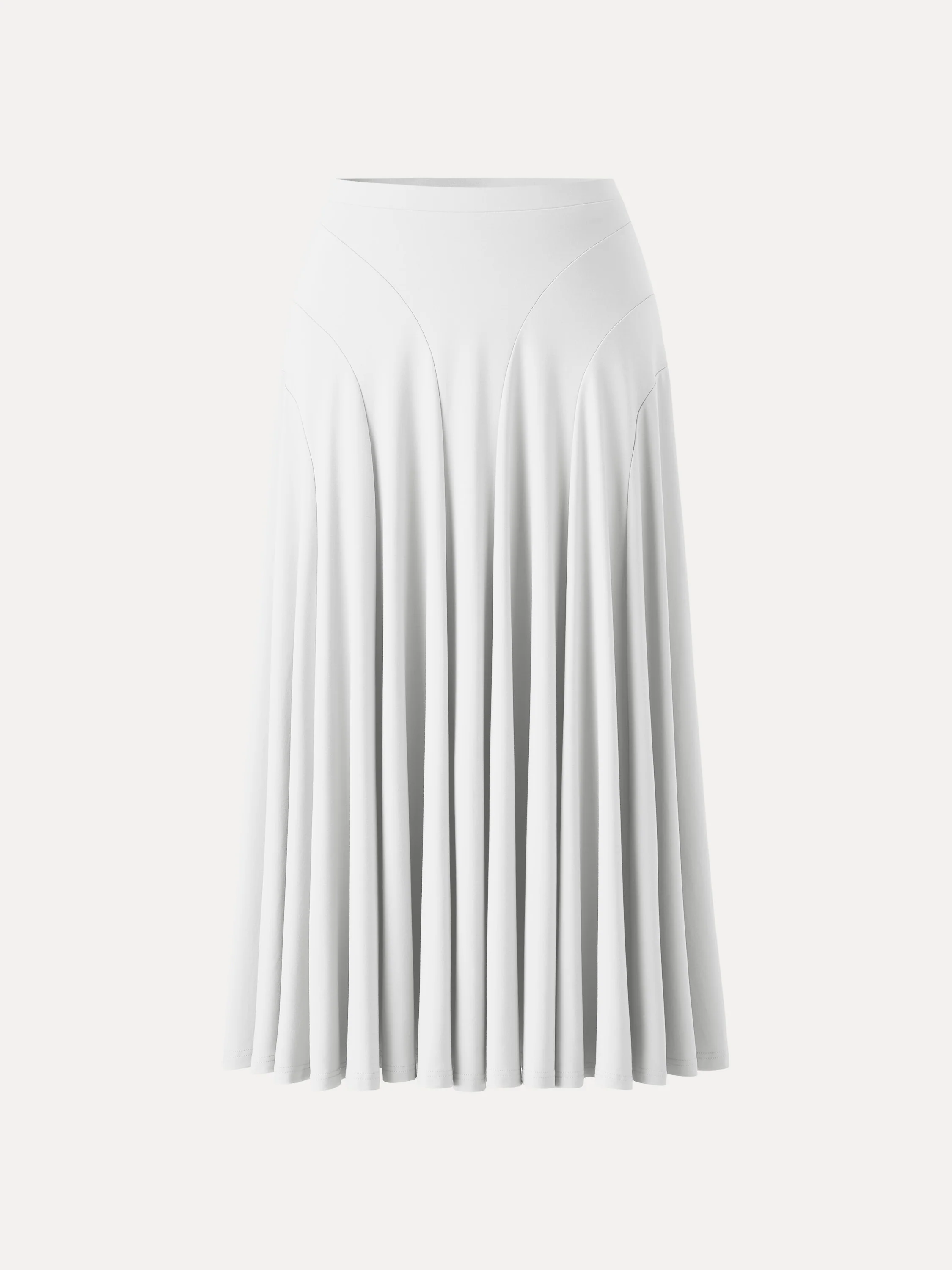 Flowy Drapey Mid Rise Midi Skirt - Image 12