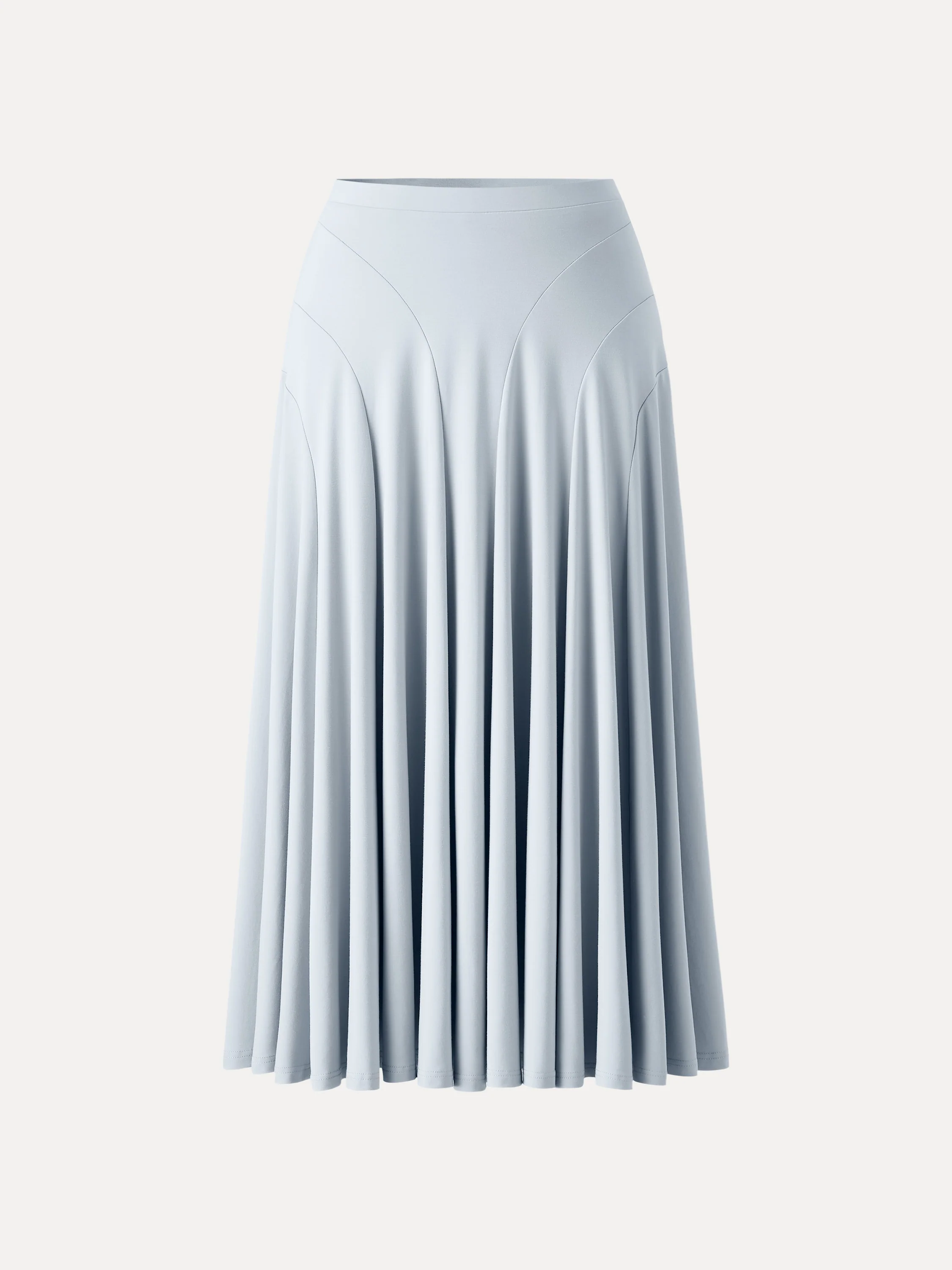 Flowy Drapey Mid Rise Midi Skirt - Image 13