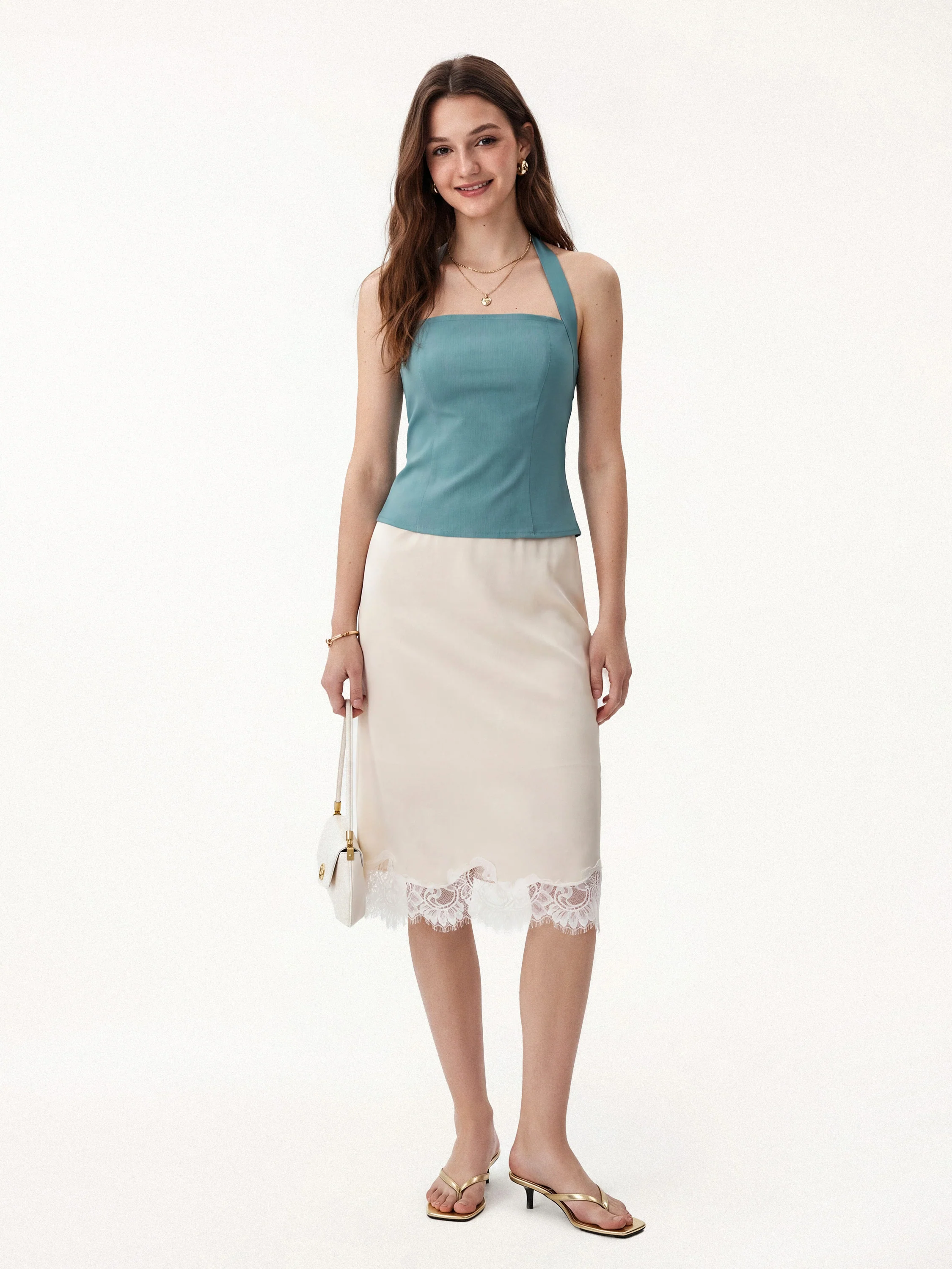 Halter Neck Smocked Top - Image 11