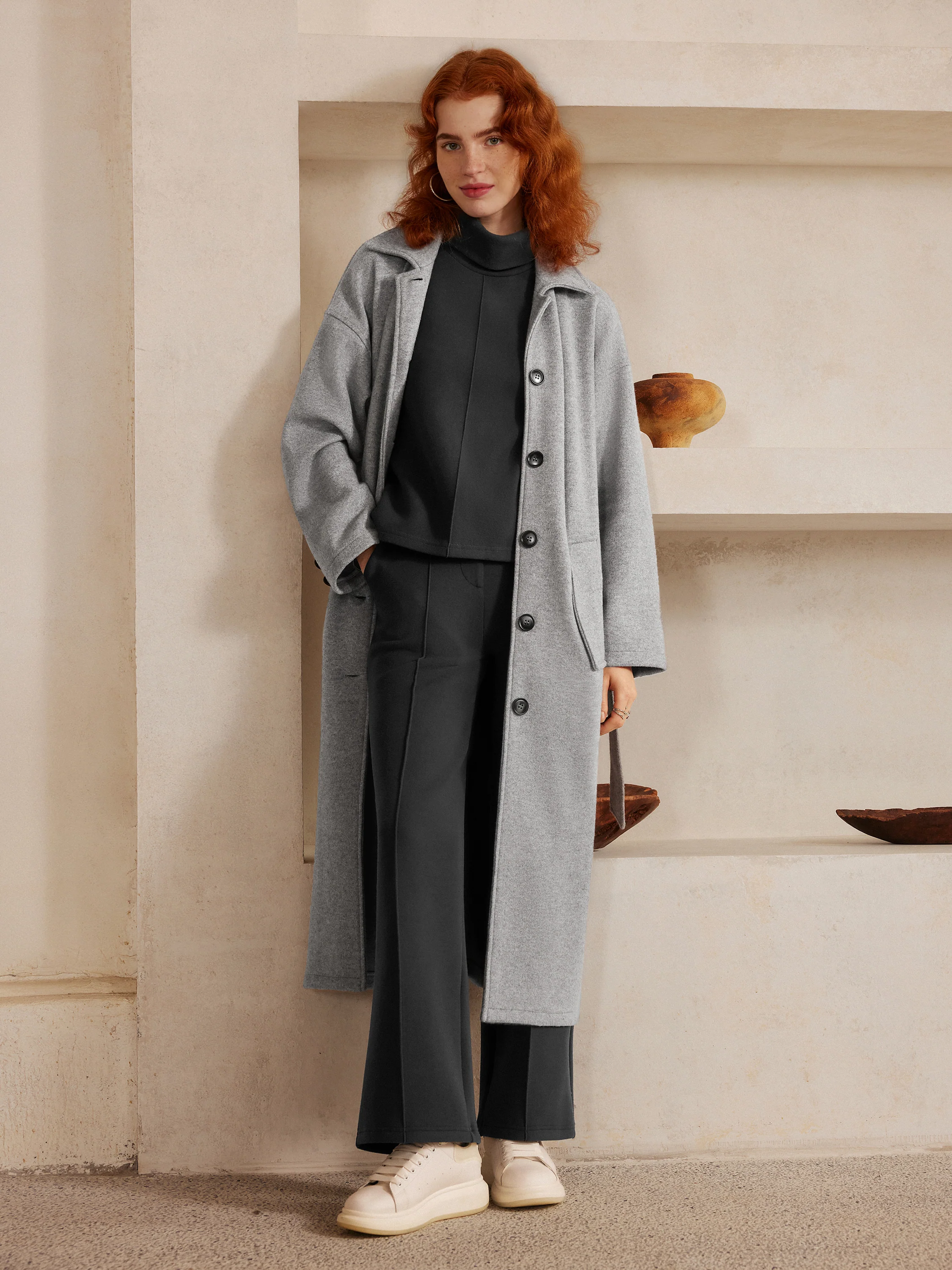 High Waisted Straight Leg Pull On Pant - Image 15