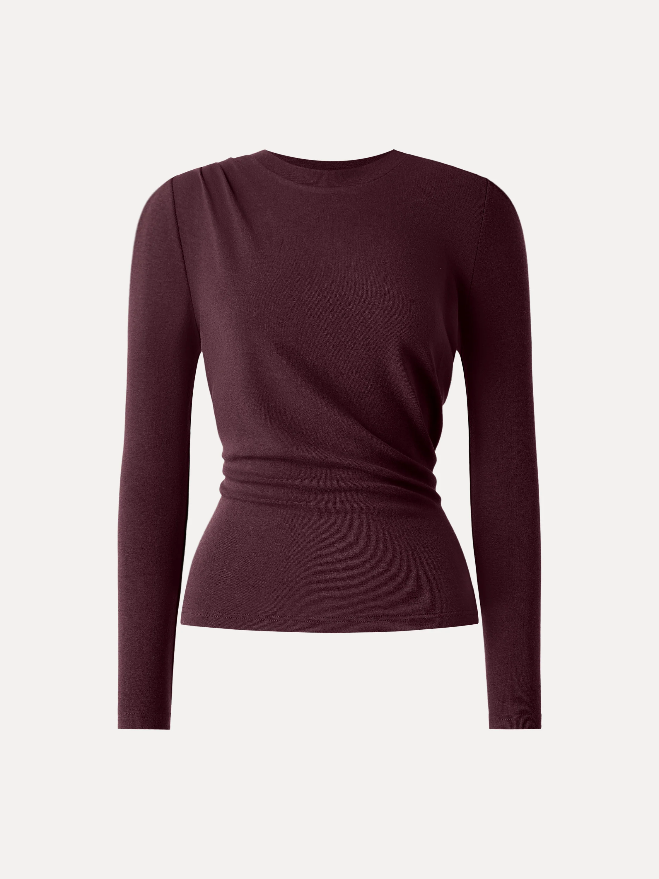 Light Warm Crewneck Tucked Top - Image 12