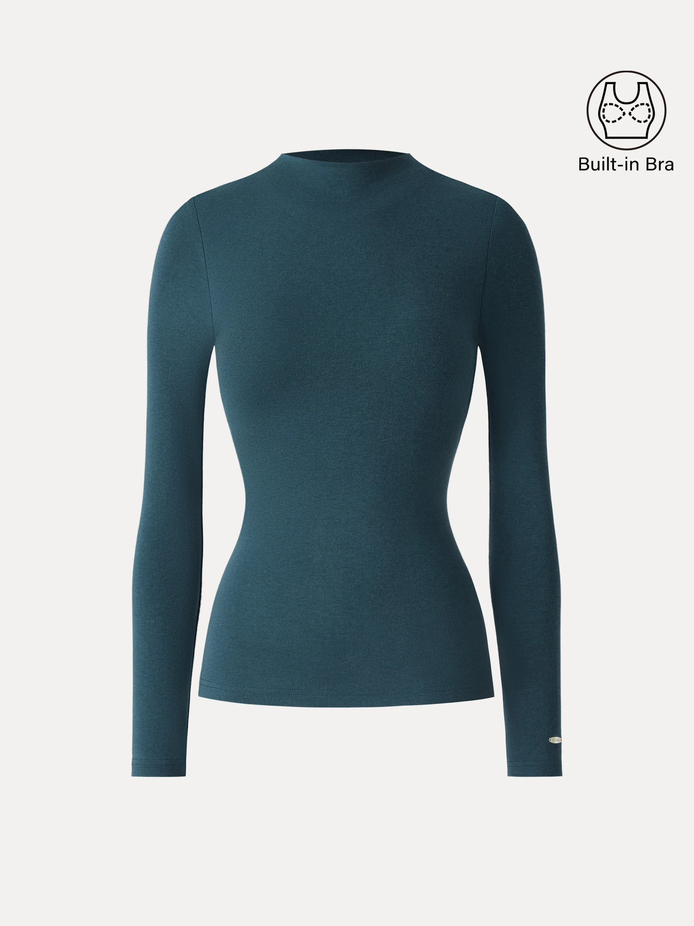 LiteWarm Mockneck Long Sleeve Bra Top - Image 10