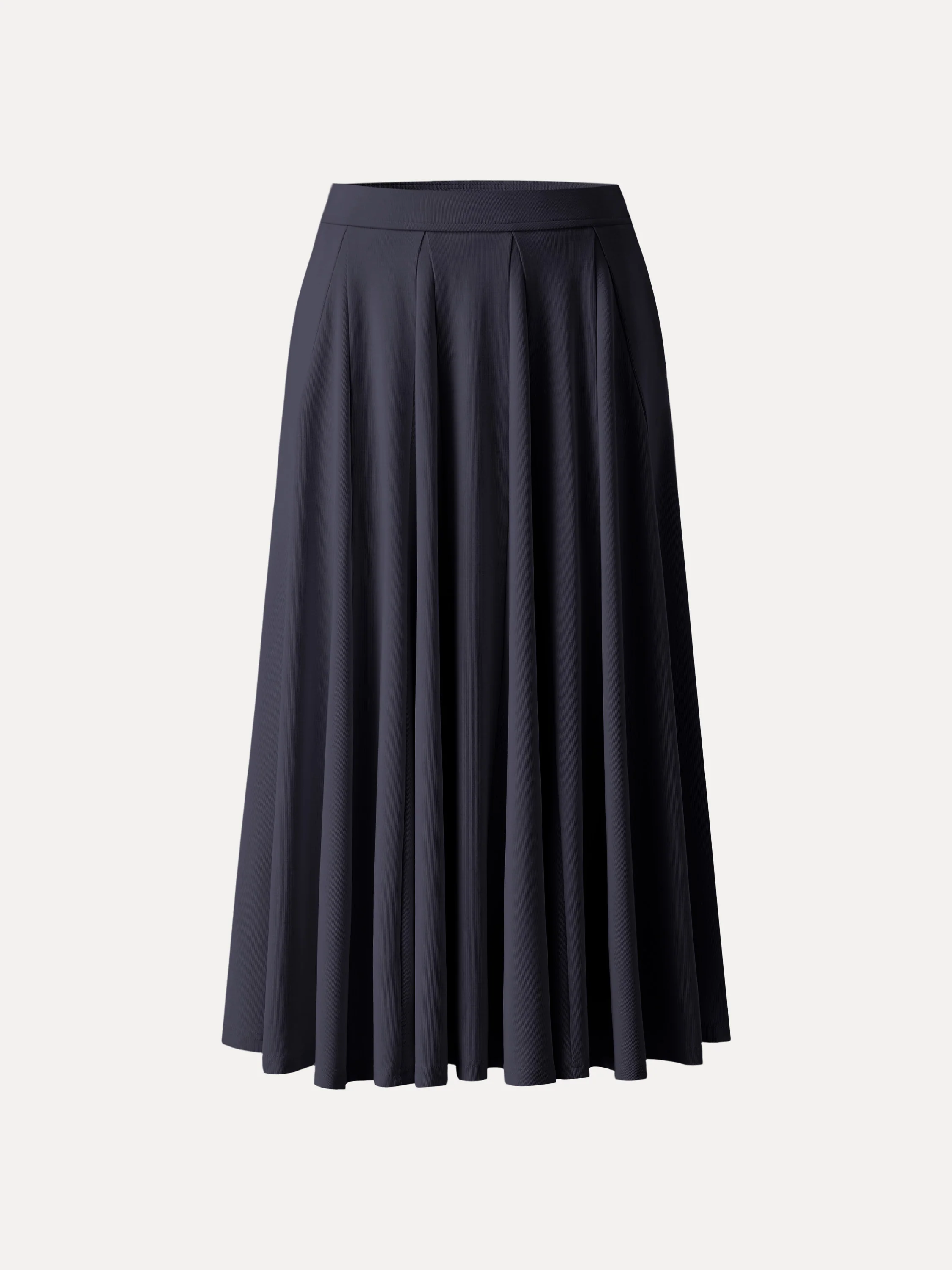 Lyocell Blend Volume Skirt with Pockets - Image 17