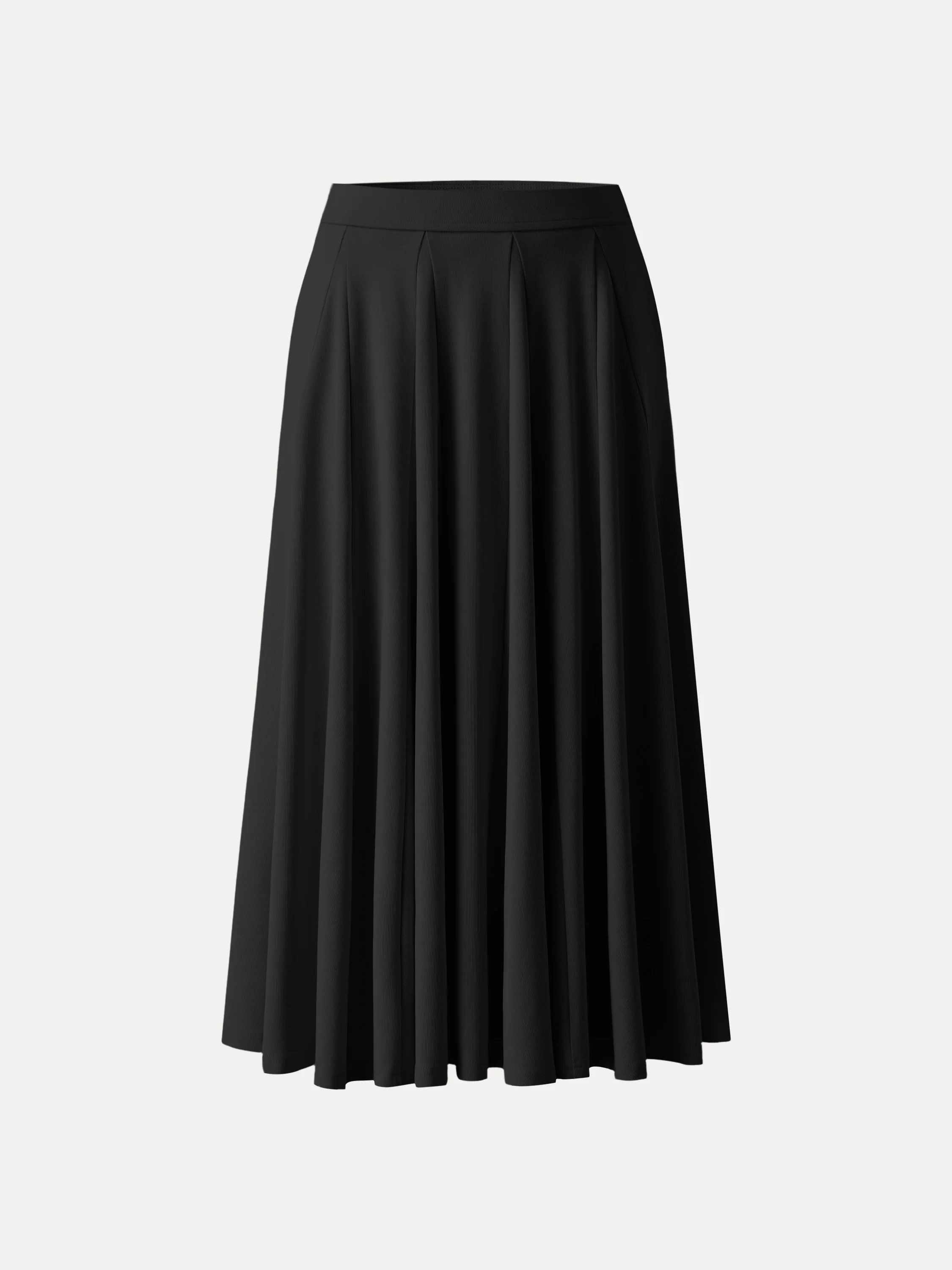 Lyocell Blend Volume Skirt with Pockets - Image 19