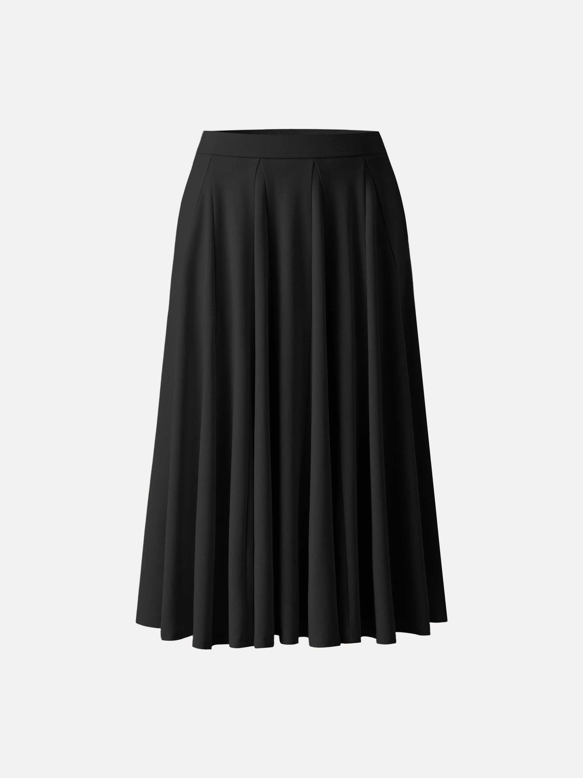 Lyocell Blend Volume Skirt with Pockets - Image 20