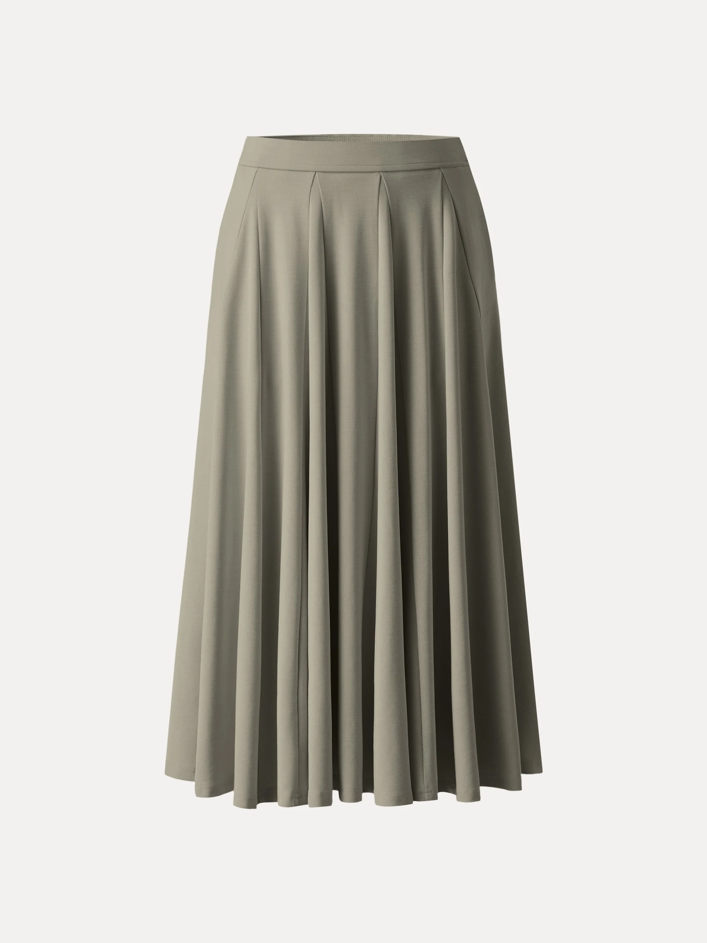 Lyocell Blend Volume Skirt with Pockets - Image 24