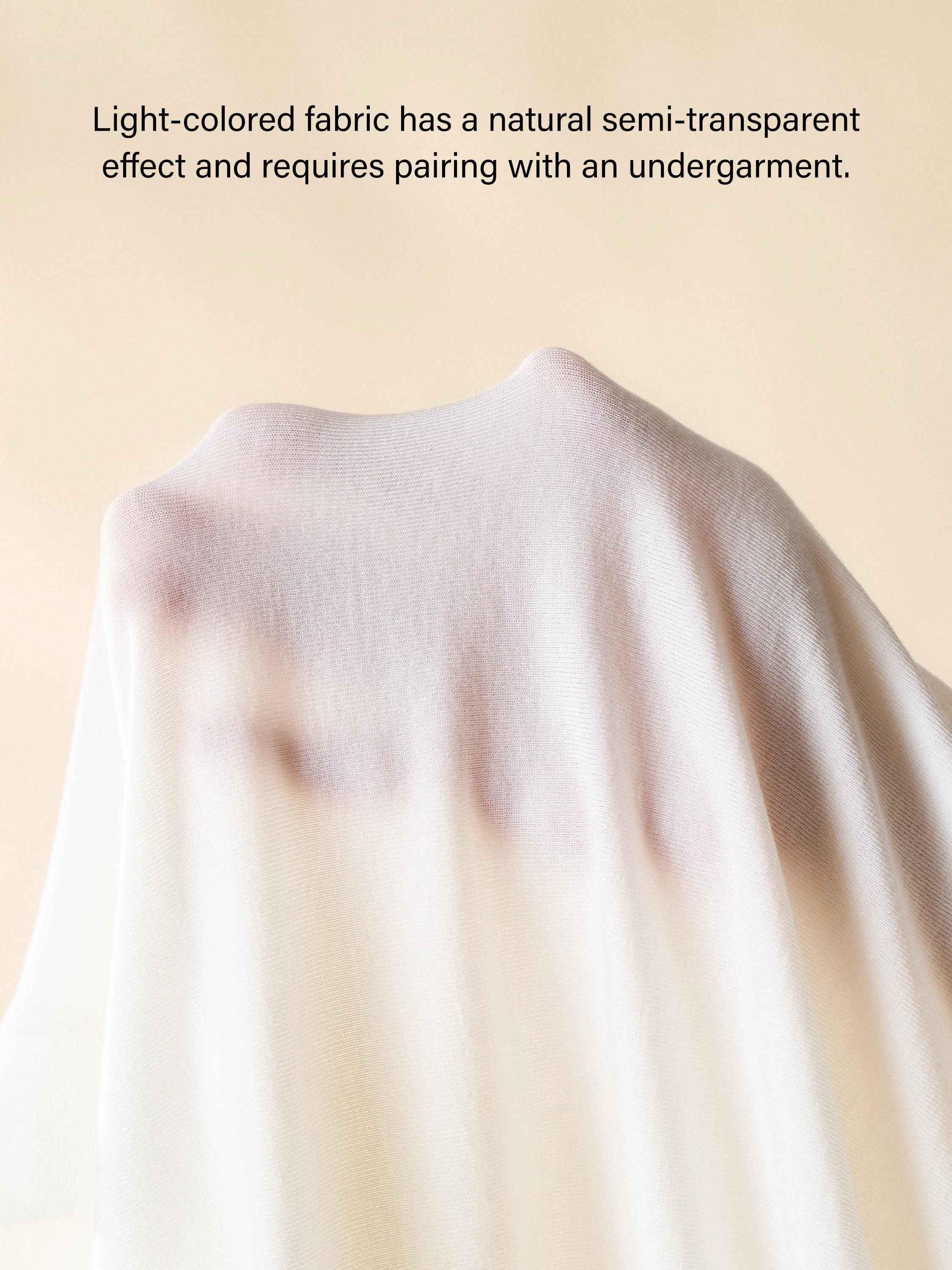 Semi-sheer Lyocell Cashmere Blend V-neck Short Sleeve Side Ruched Tee - Image 2